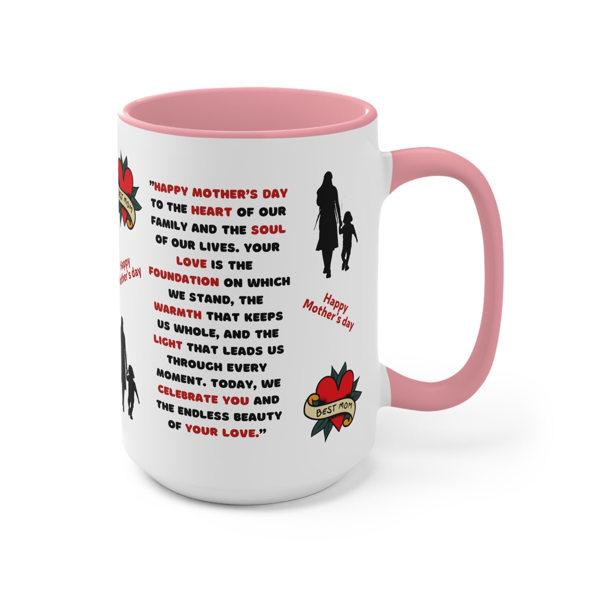 Best Mom Mug Mom Appreciation Mug Loving Mom Gift Accent Mugs - Metamorphosis Creations