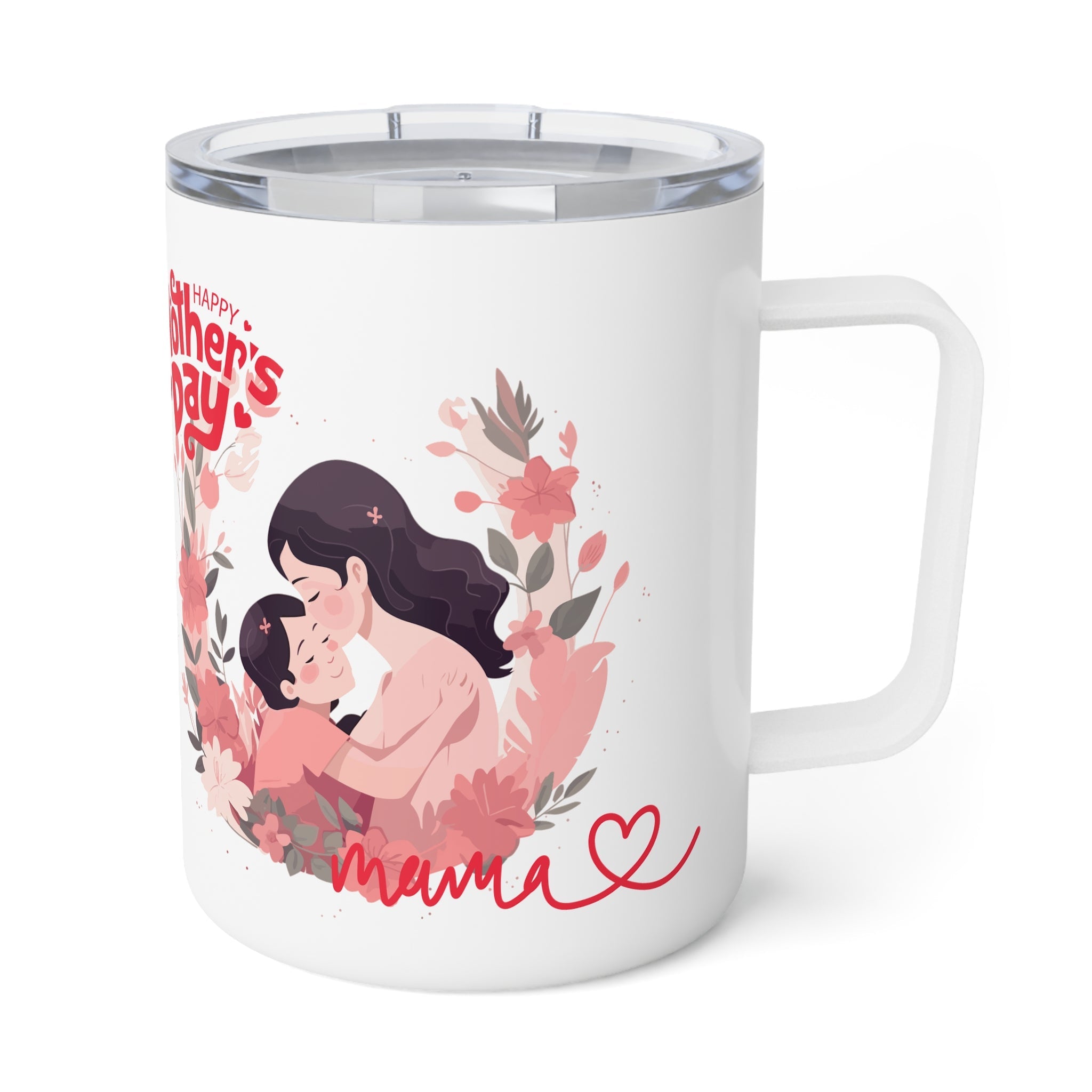 Best Mom Mug Mom Appreciation Mug Loving Mom Gift Insulated Coffee Mug, 10oz - Metamorphosis Creations