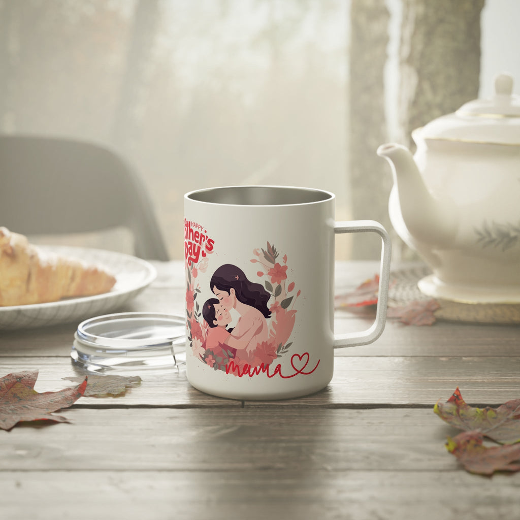 Best Mom Mug Mom Appreciation Mug Loving Mom Gift Insulated Coffee Mug, 10oz - Metamorphosis Creations
