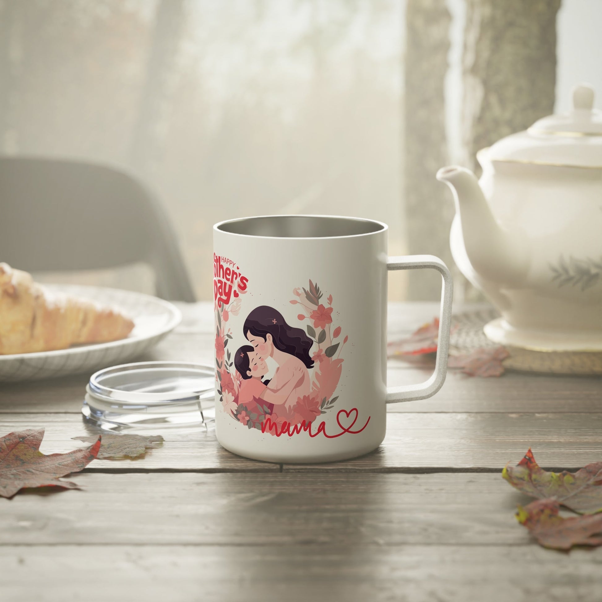 Best Mom Mug Mom Appreciation Mug Loving Mom Gift Insulated Coffee Mug, 10oz - Metamorphosis Creations