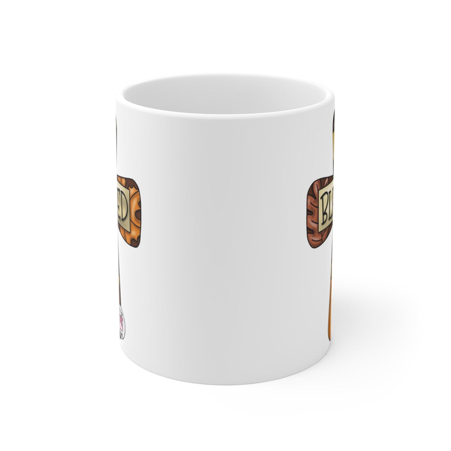Blessed Fall Themed Mug, Perfect Gift for Thanksgiving, Christian Decor, Cozy Home Vibes, Cross Design, Pumpkin Lover's Mug - Metamorphosis Creations