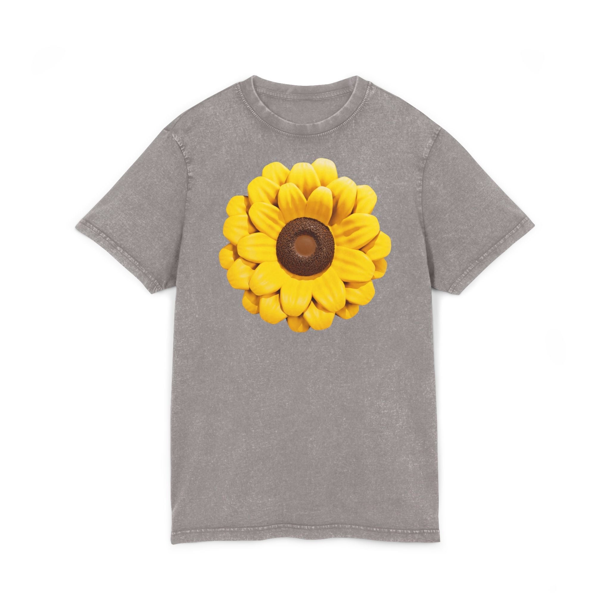 Bloom Boldly in Every Season Acid Washed Floral Tee, Vintage Style Shirt, Boho Chic Top, Gift for Her, Summer Fashion, Casual Everyday Wear - Metamorphosis Creations