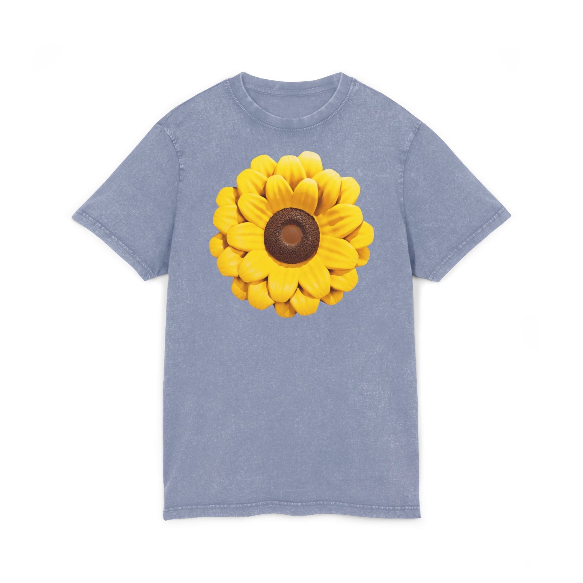 Bloom Boldly in Every Season Acid Washed Floral Tee, Vintage Style Shirt, Boho Chic Top, Gift for Her, Summer Fashion, Casual Everyday Wear - Metamorphosis Creations