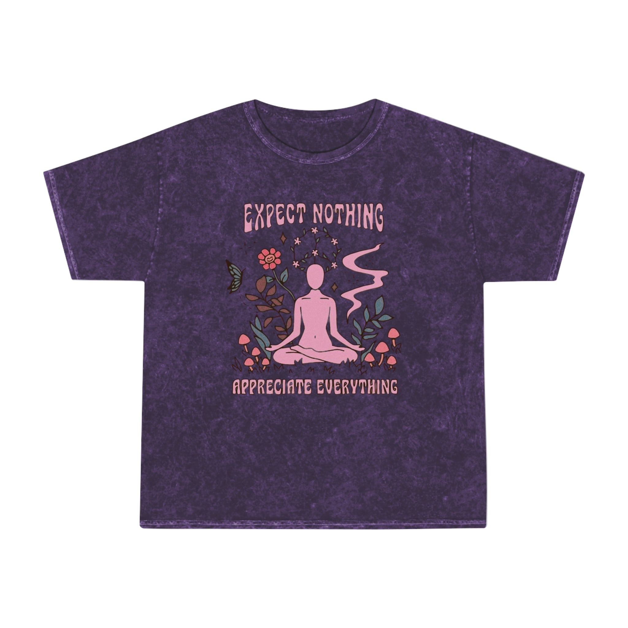 Bohemian Soul, Mindful Zen Mineral , Relaxed Vibe Tee, Gift for Yogis, Spiritual Apparel, Meditation Shirt, Bohemian Fashion - Metamorphosis Creations