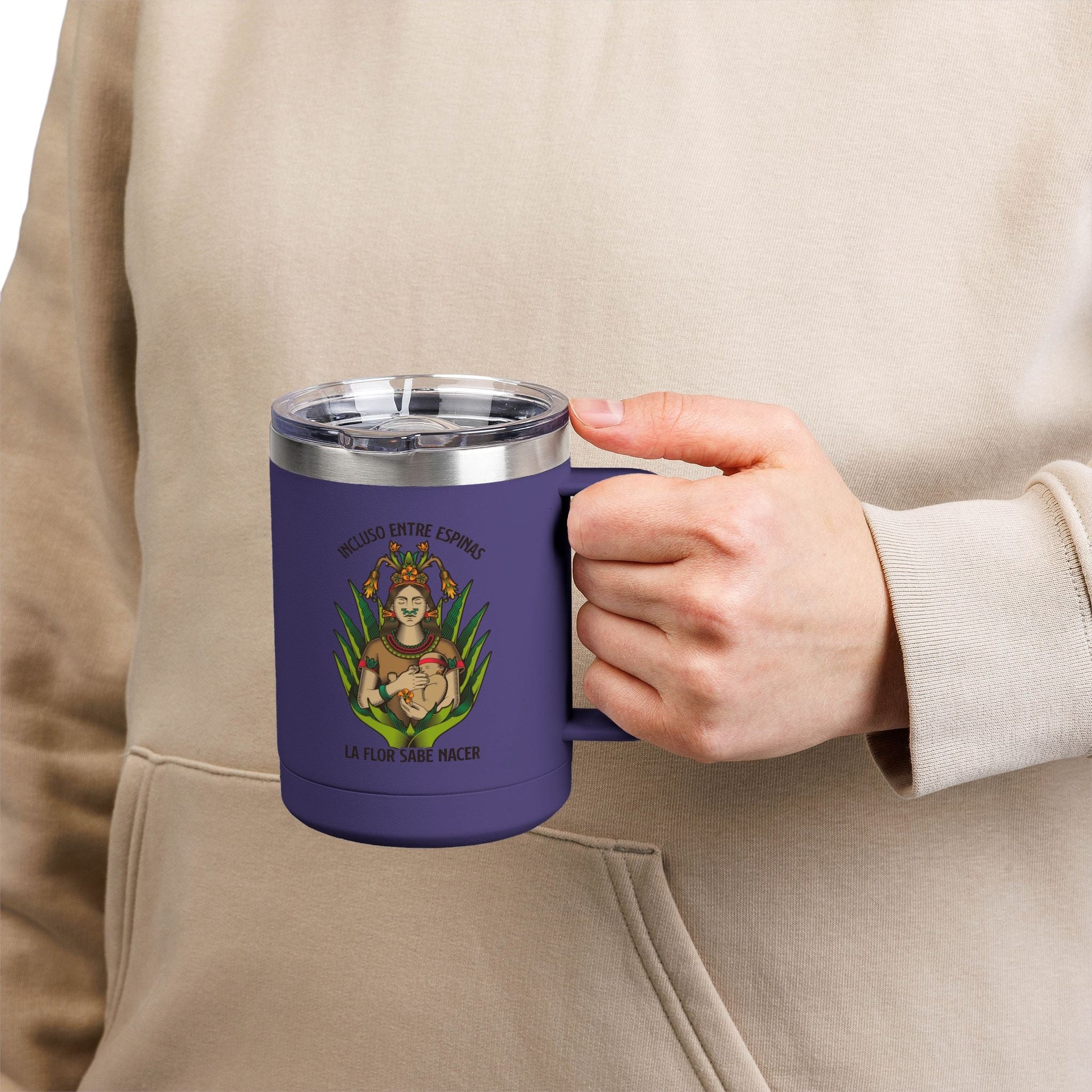Boho Hippie Mugs for Free Spirits 🌞☕ Artistic Coffee Mug Tumbler, Custom Tumblers for Home and Garden, Perfect Gift for Coffee Lovers, Unique Drinkware for Nature Enthusiasts - Metamorphosis Creations