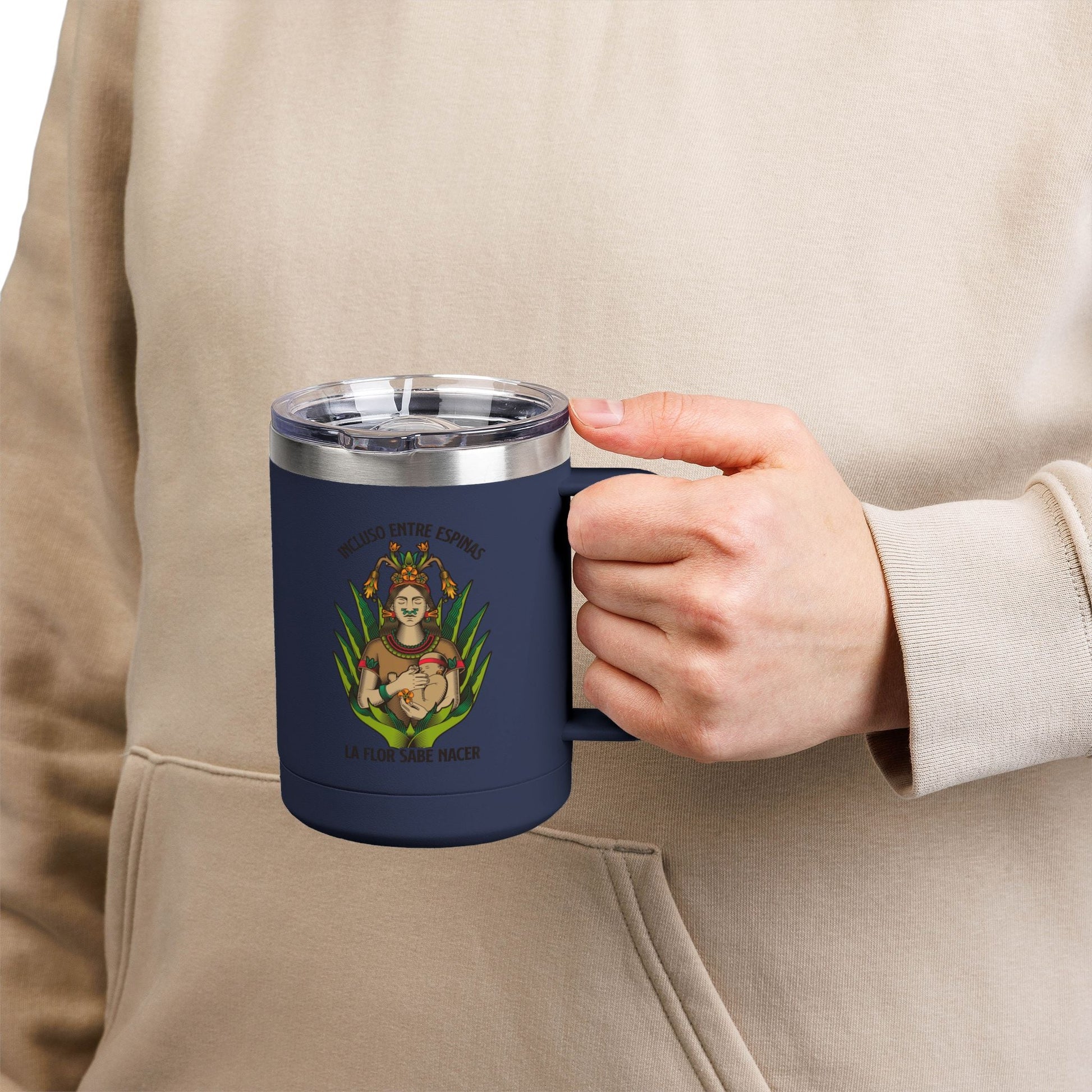Boho Hippie Mugs for Free Spirits 🌞☕ Artistic Coffee Mug Tumbler, Custom Tumblers for Home and Garden, Perfect Gift for Coffee Lovers, Unique Drinkware for Nature Enthusiasts - Metamorphosis Creations