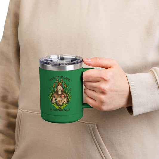 Boho Hippie Mugs for Free Spirits 🌞☕ Artistic Coffee Mug Tumbler, Custom Tumblers for Home and Garden, Perfect Gift for Coffee Lovers, Unique Drinkware for Nature Enthusiasts - Metamorphosis Creations