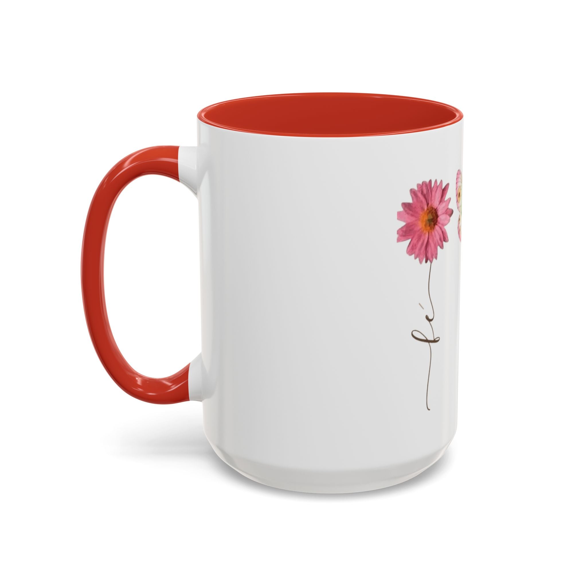 Boho Hippie Mugs for Free Spirits Inspirational Accent Coffee Mug, Flower & Butterfly Design, Hopeful Gift, Morning Coffee, Floral Tea Cup - Metamorphosis Creations