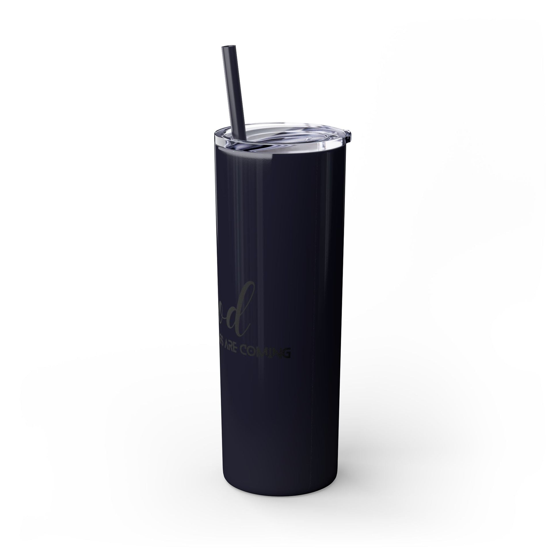Boho Hippie Mugs for Free Spirits Skinny Tumbler with Straw, 20oz - Metamorphosis Creations