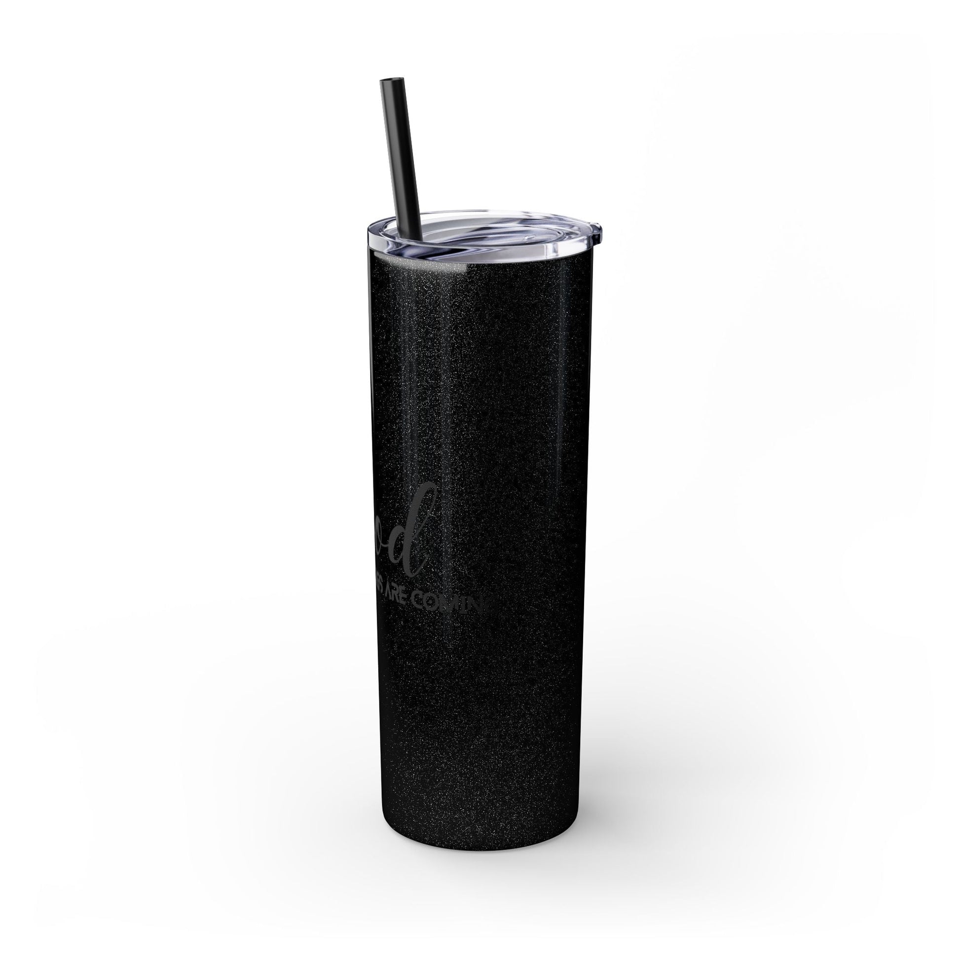 Boho Hippie Mugs for Free Spirits Skinny Tumbler with Straw, 20oz - Metamorphosis Creations