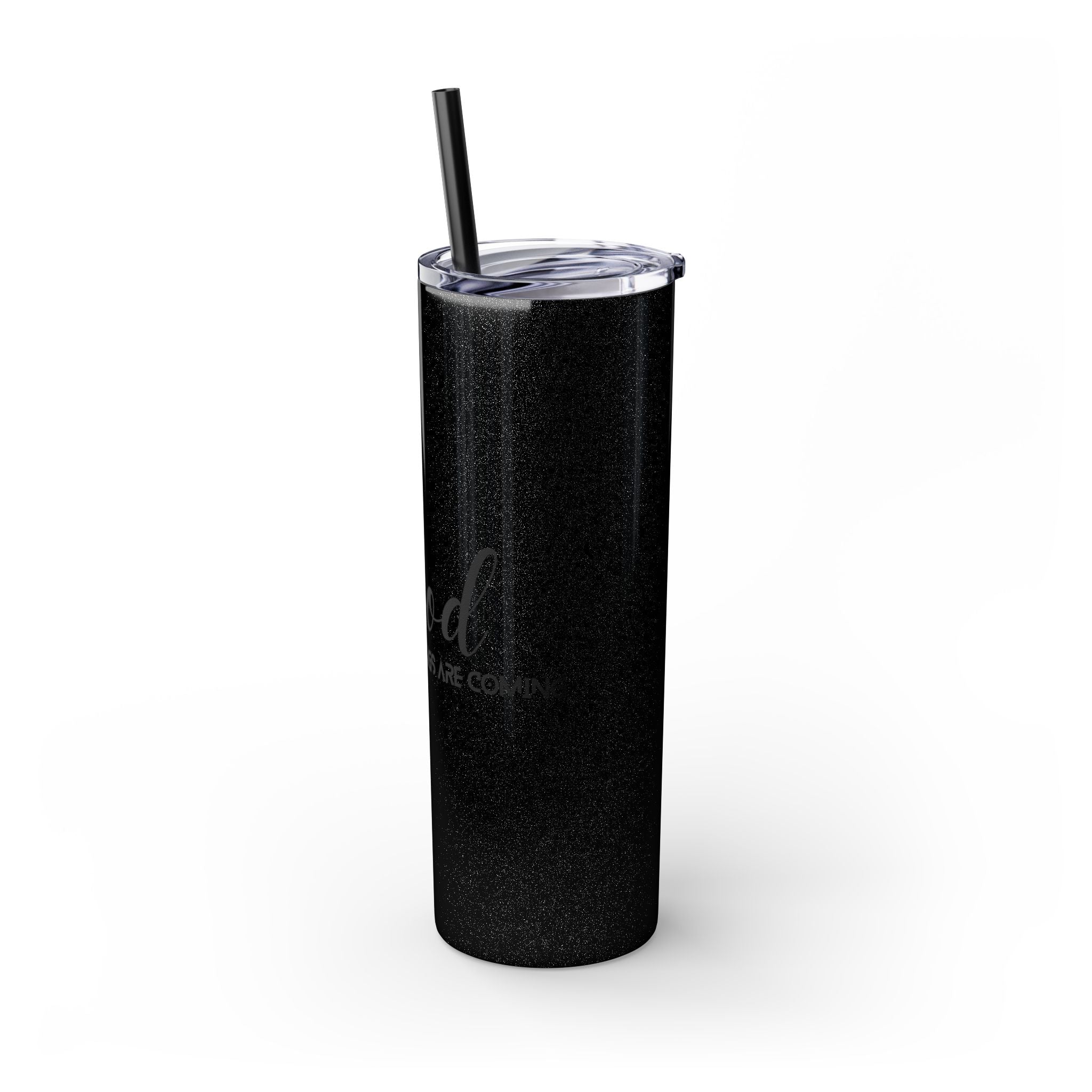 Boho Hippie Mugs for Free Spirits Skinny Tumbler with Straw, 20oz - Metamorphosis Creations