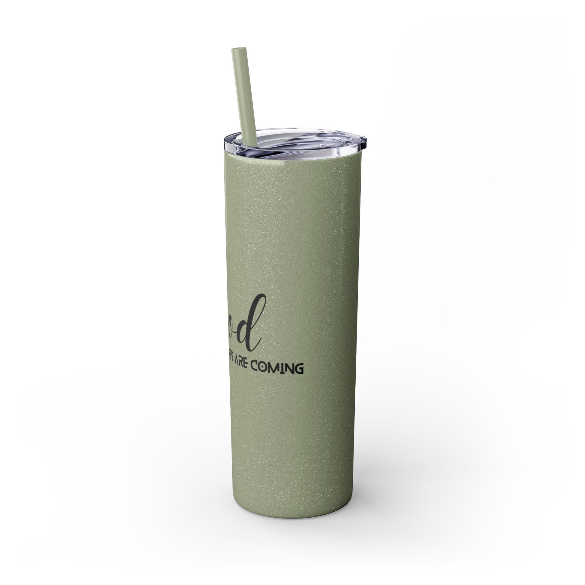 Boho Hippie Mugs for Free Spirits Skinny Tumbler with Straw, 20oz - Metamorphosis Creations