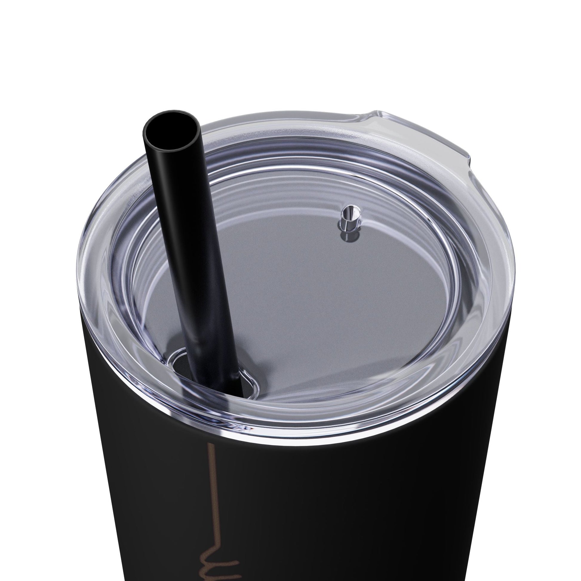Boho Hippie Mugs for Free Spirits Skinny Tumbler with Straw, 20oz - Metamorphosis Creations