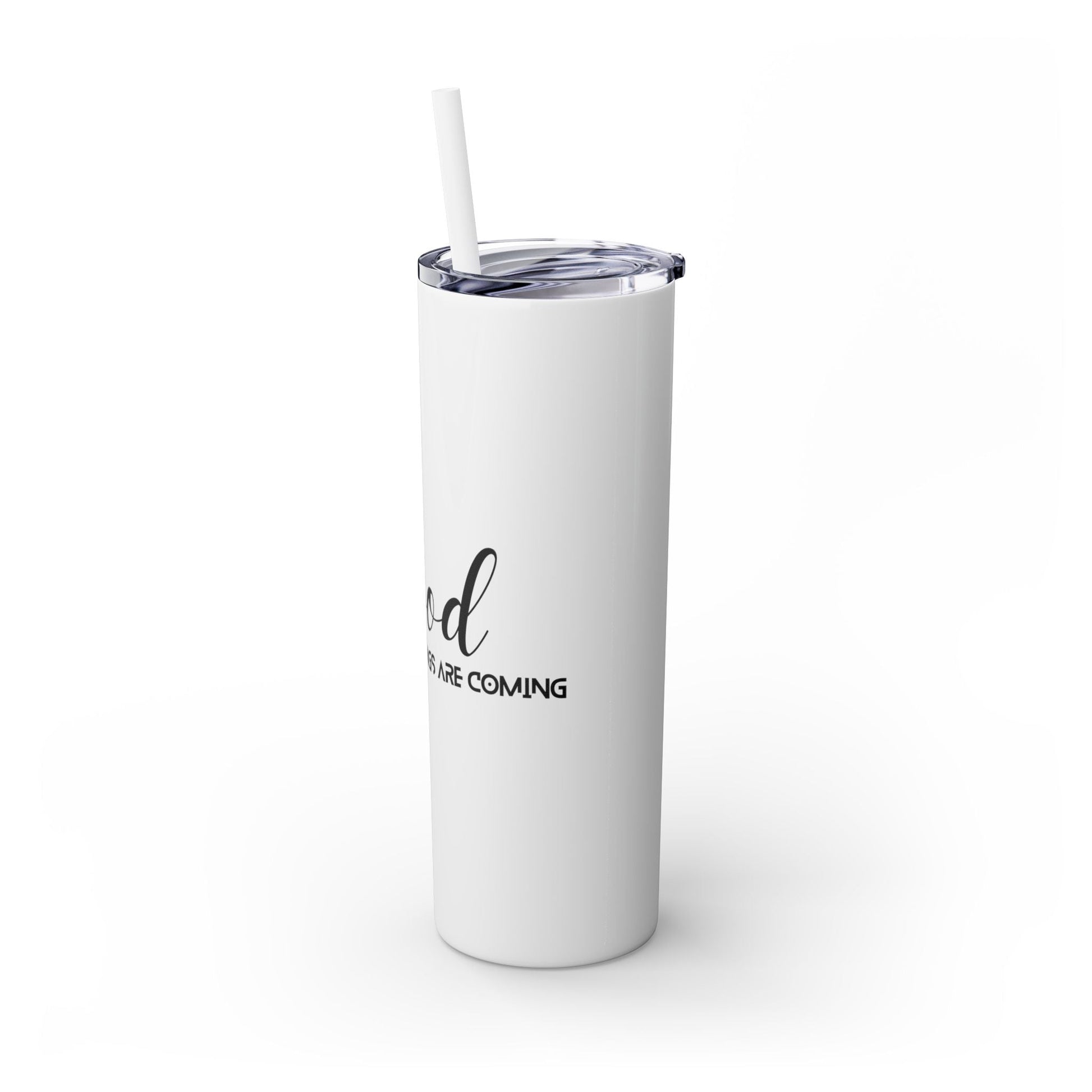 Boho Hippie Mugs for Free Spirits Skinny Tumbler with Straw, 20oz - Metamorphosis Creations