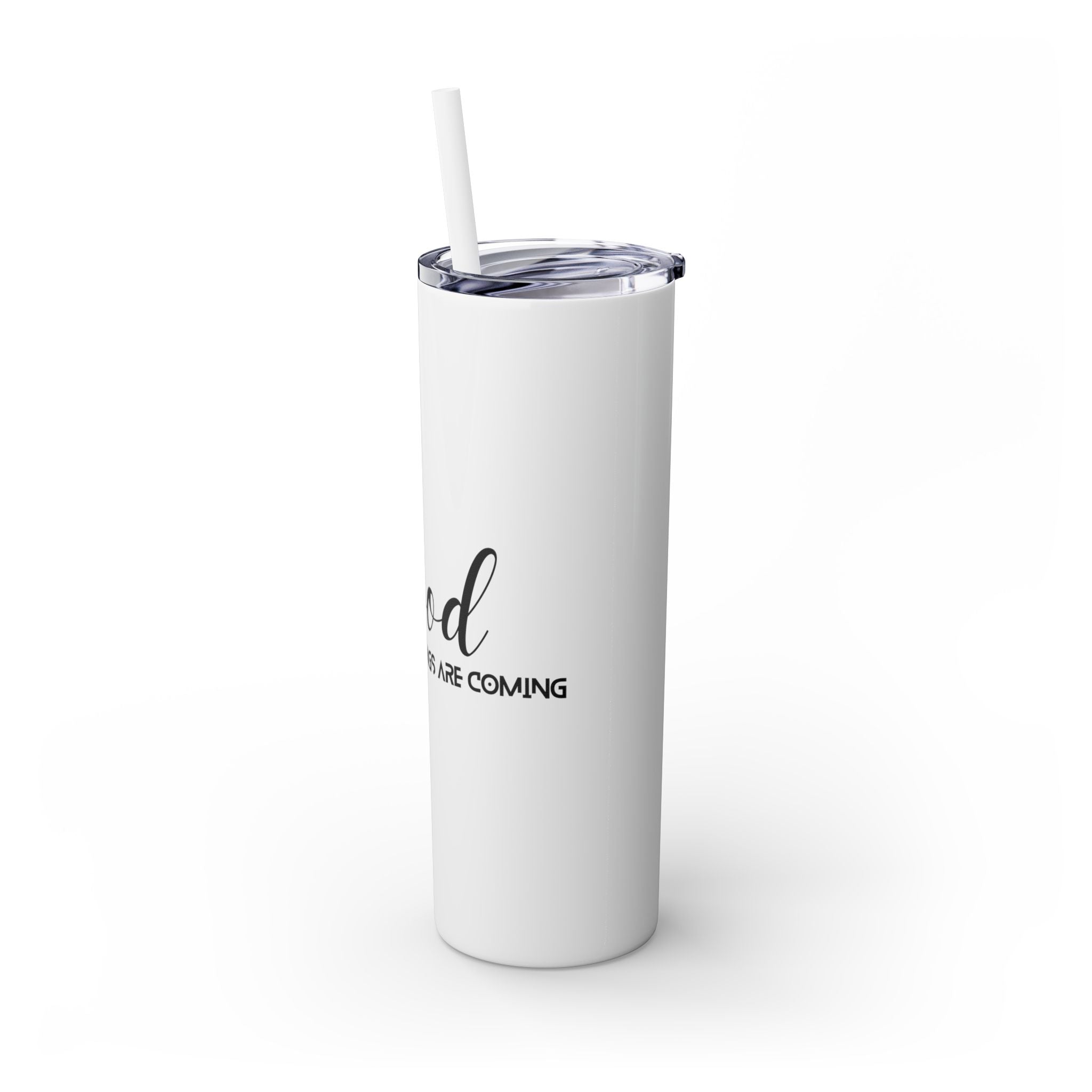 Boho Hippie Mugs for Free Spirits Skinny Tumbler with Straw, 20oz - Metamorphosis Creations