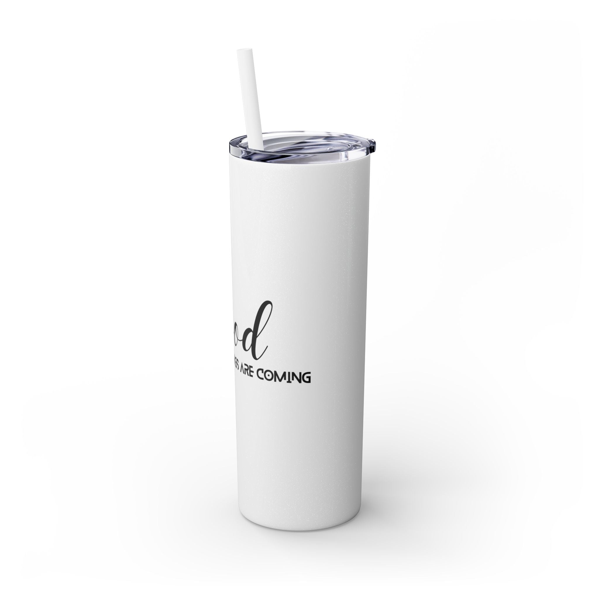 Boho Hippie Mugs for Free Spirits Skinny Tumbler with Straw, 20oz - Metamorphosis Creations