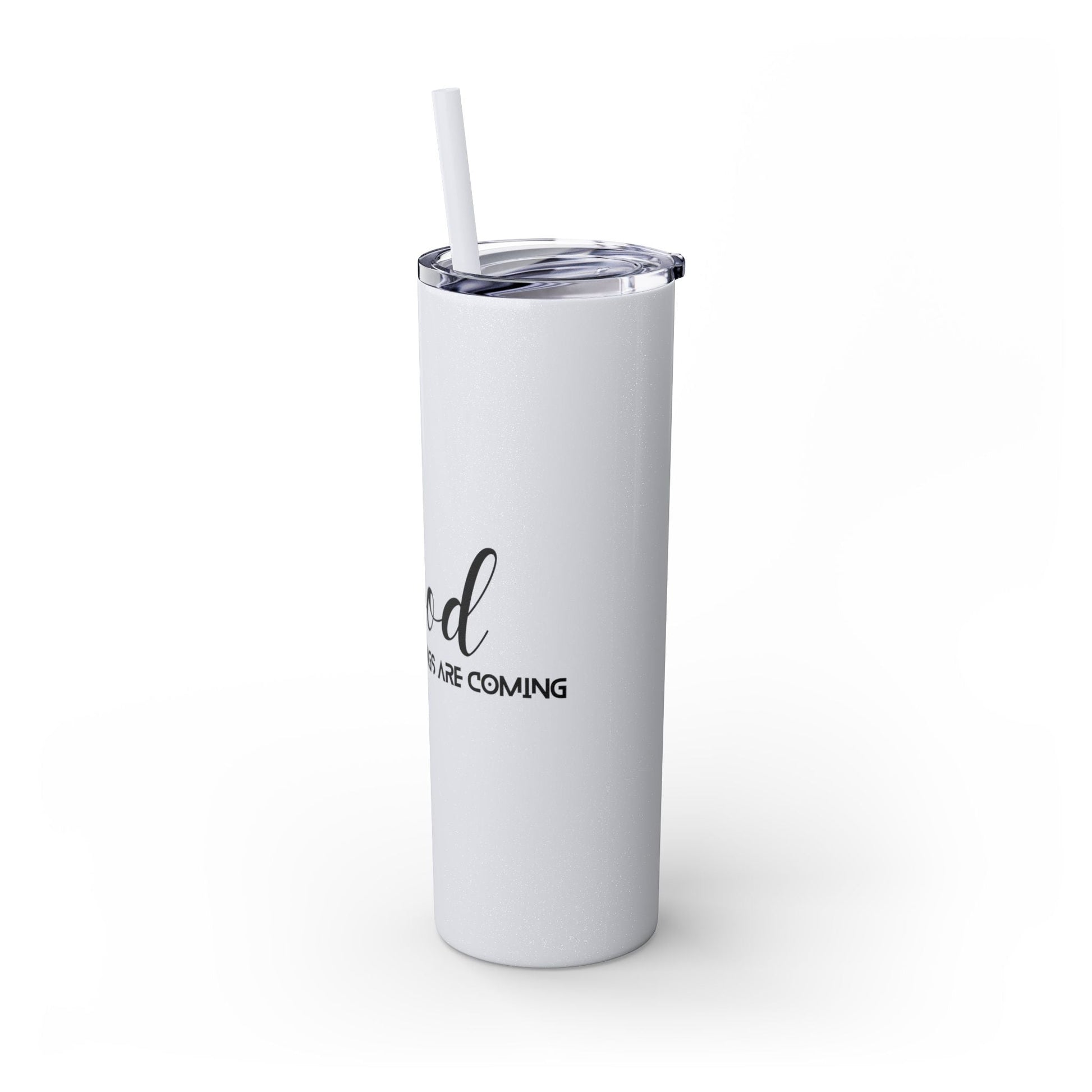 Boho Hippie Mugs for Free Spirits Skinny Tumbler with Straw, 20oz - Metamorphosis Creations