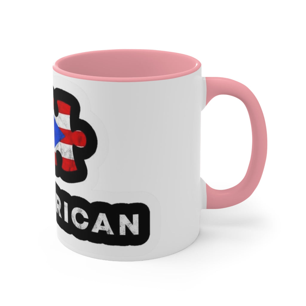 Boricua and Dominicano Caribbean Heritage Drinkware Accent Mugs - Metamorphosis Creations