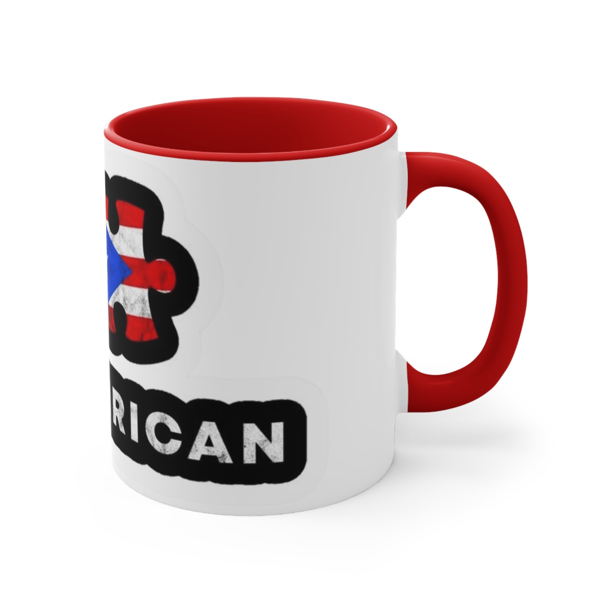 Boricua and Dominicano Caribbean Heritage Drinkware Accent Mugs - Metamorphosis Creations