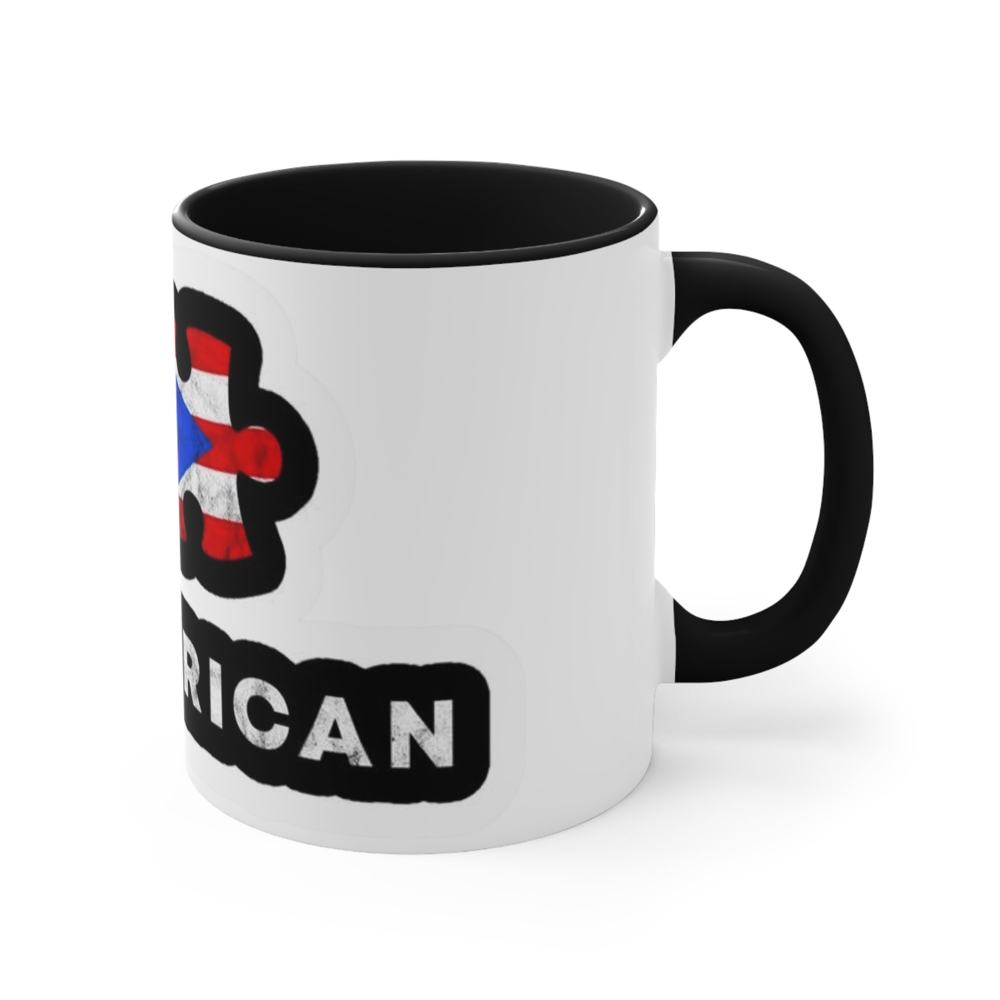 Boricua and Dominicano Caribbean Heritage Drinkware Accent Mugs - Metamorphosis Creations