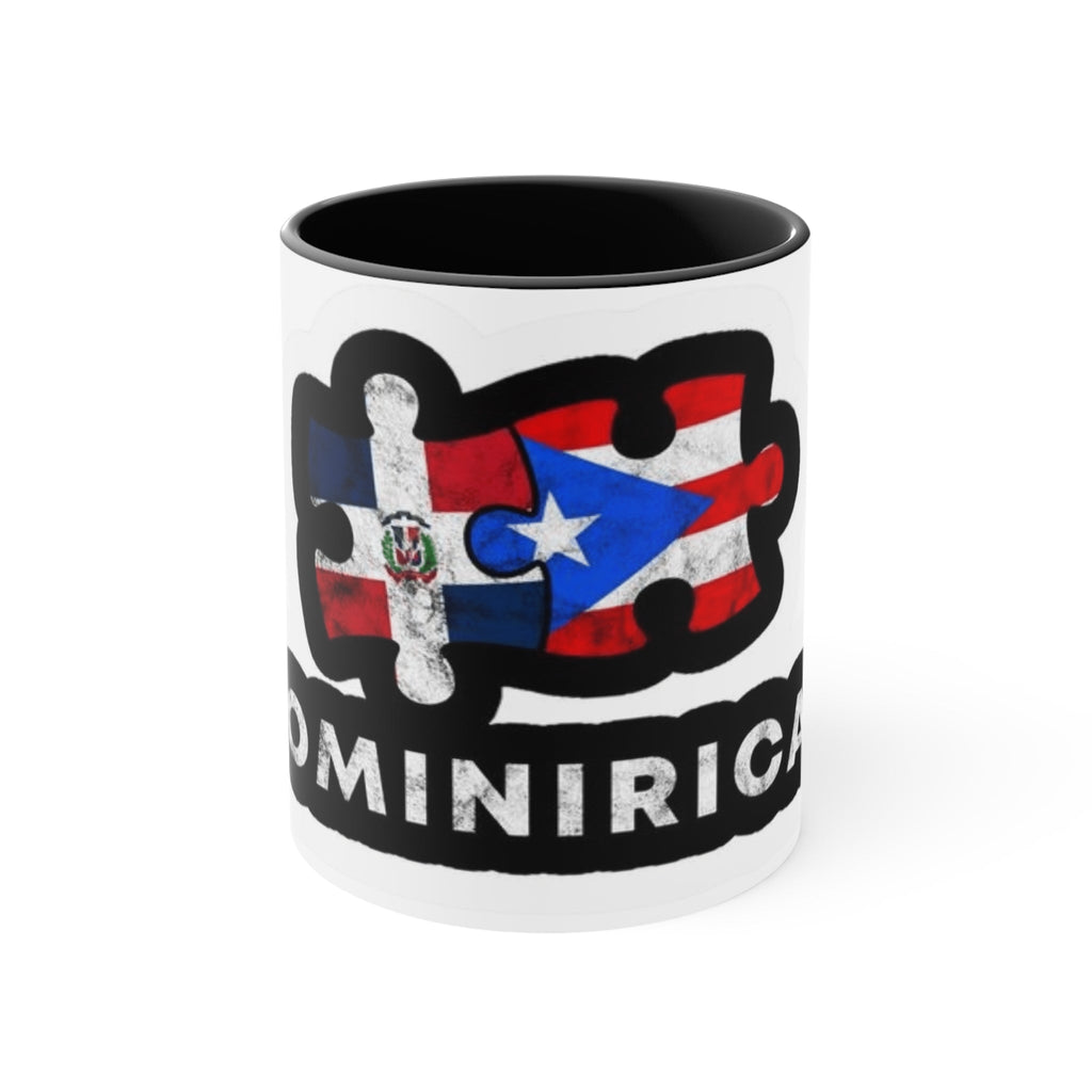 Boricua and Dominicano Caribbean Heritage Drinkware Accent Mugs - Metamorphosis Creations