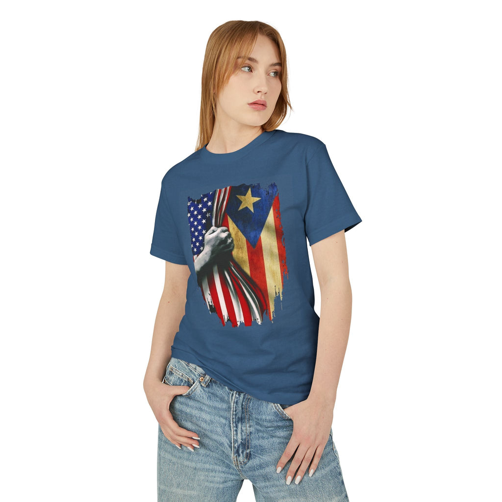 BORICUA Unity Tee – Puerto Rican Pride Unisex Cotton Shirt | Cultural Celebration Apparel - Metamorphosis Creations