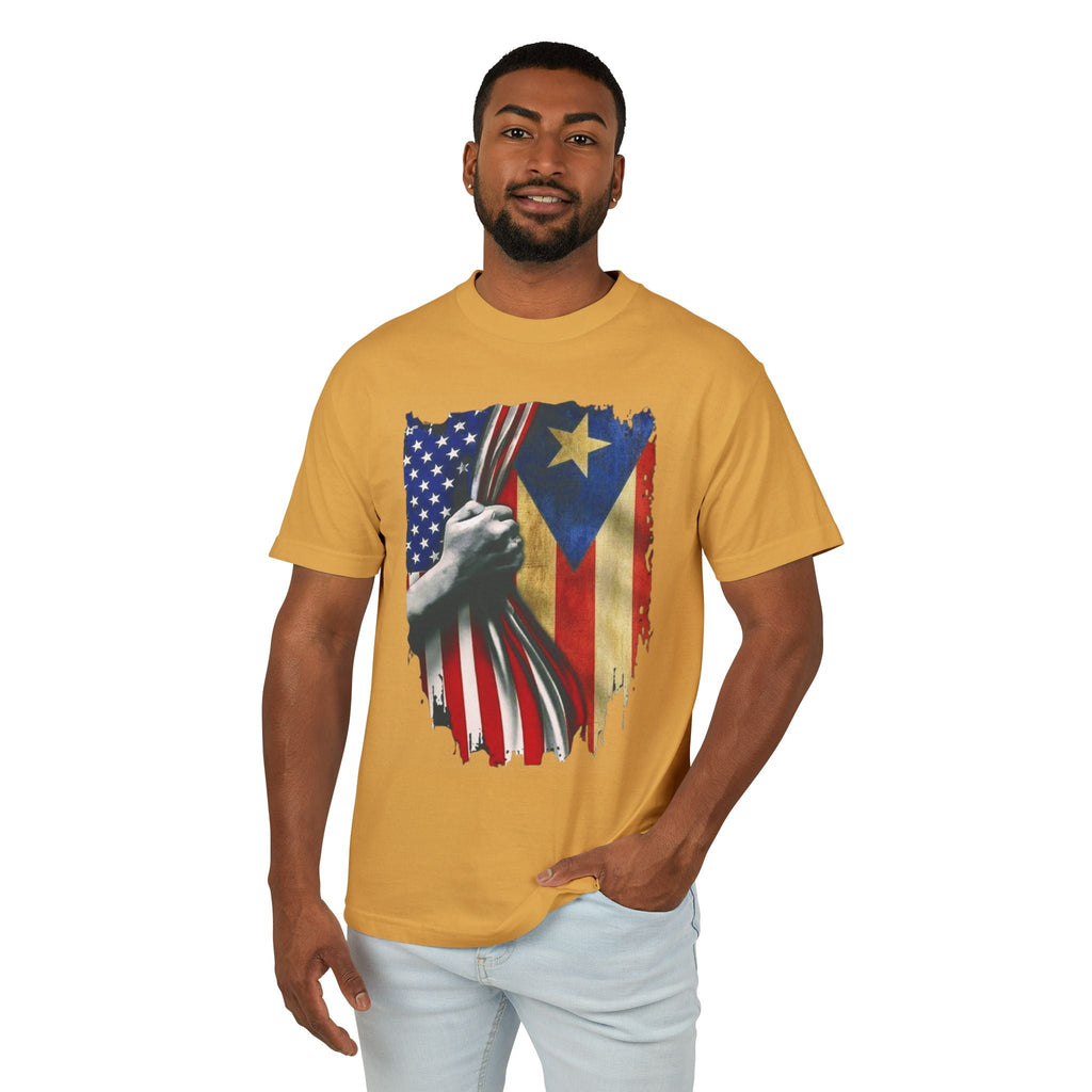 BORICUA Unity Tee – Puerto Rican Pride Unisex Cotton Shirt | Cultural Celebration Apparel - Metamorphosis Creations