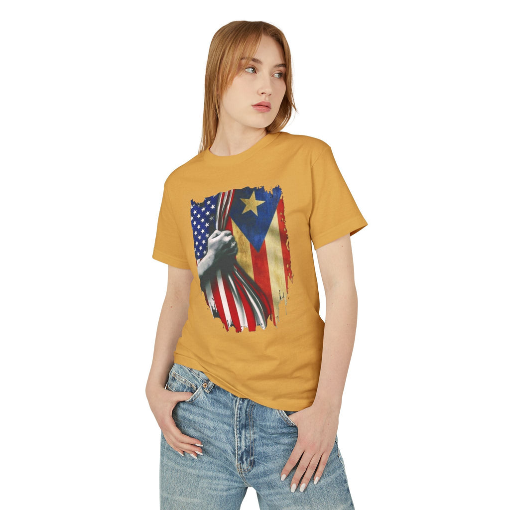 BORICUA Unity Tee – Puerto Rican Pride Unisex Cotton Shirt | Cultural Celebration Apparel - Metamorphosis Creations