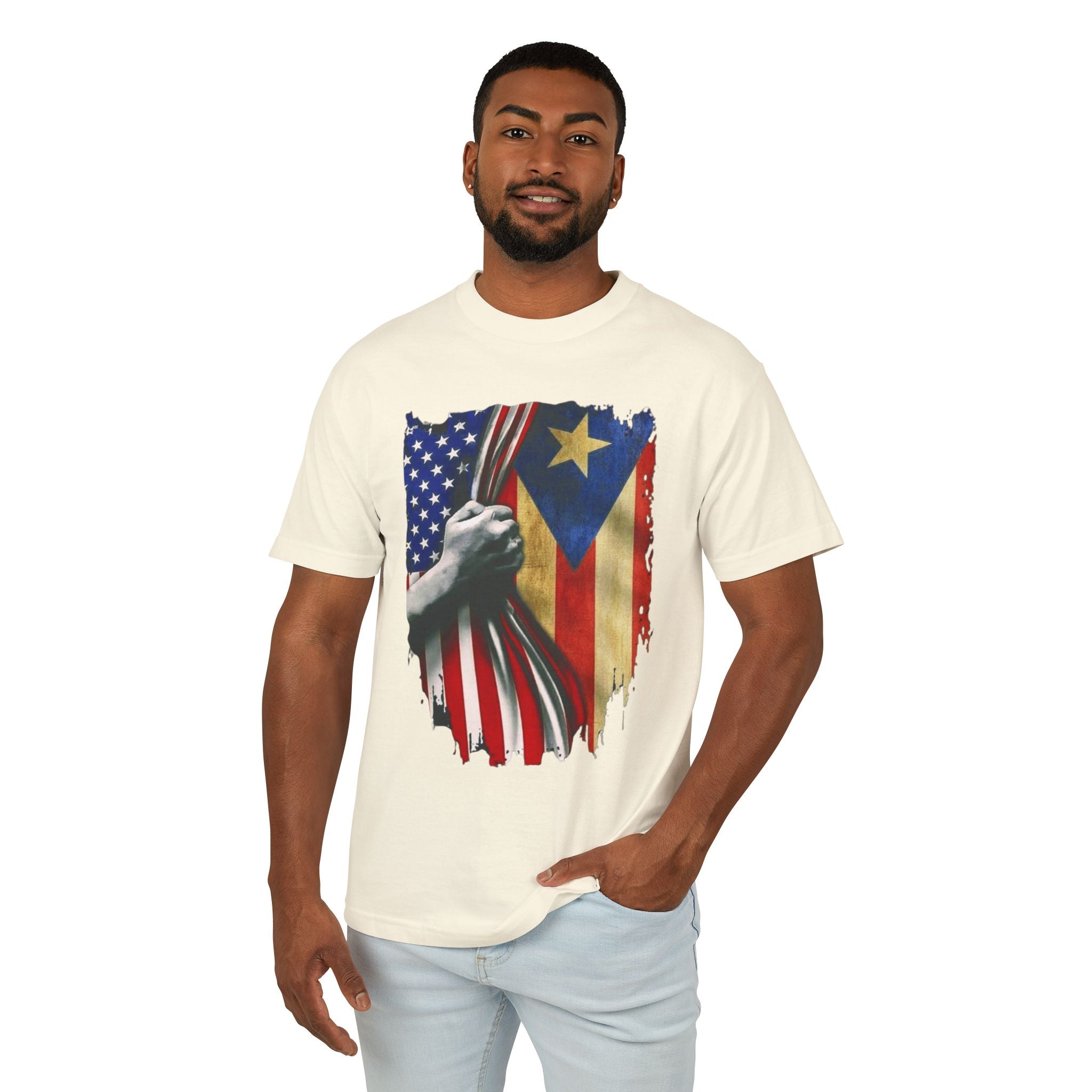 BORICUA Unity Tee – Puerto Rican Pride Unisex Cotton Shirt | Cultural Celebration Apparel - Metamorphosis Creations