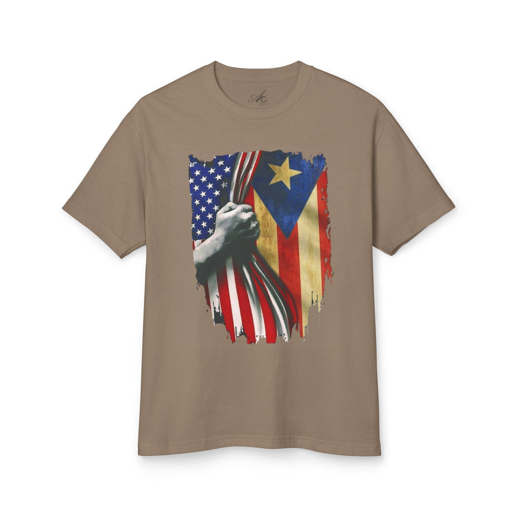 BORICUA Unity Tee – Puerto Rican Pride Unisex Cotton Shirt | Cultural Celebration Apparel - Metamorphosis Creations
