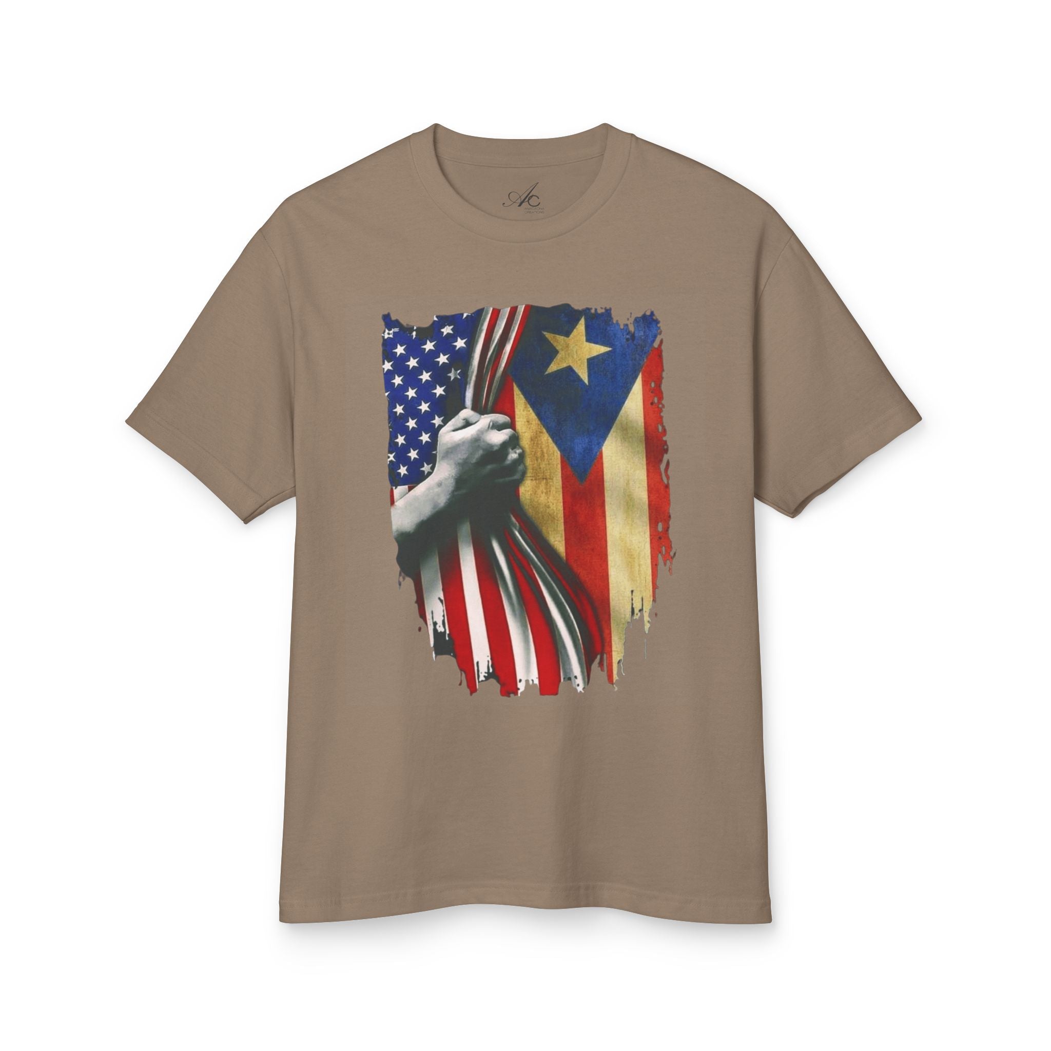 BORICUA Unity Tee – Puerto Rican Pride Unisex Cotton Shirt | Cultural Celebration Apparel - Metamorphosis Creations