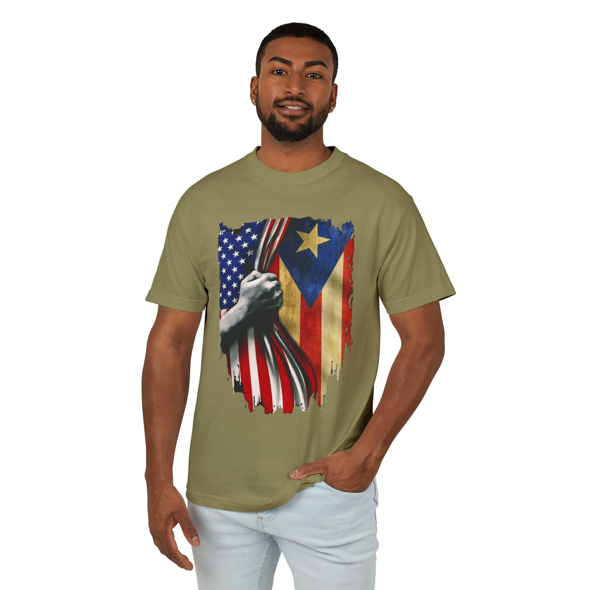 BORICUA Unity Tee – Puerto Rican Pride Unisex Cotton Shirt | Cultural Celebration Apparel - Metamorphosis Creations