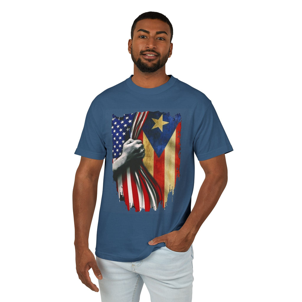 BORICUA Unity Tee – Puerto Rican Pride Unisex Cotton Shirt | Cultural Celebration Apparel - Metamorphosis Creations
