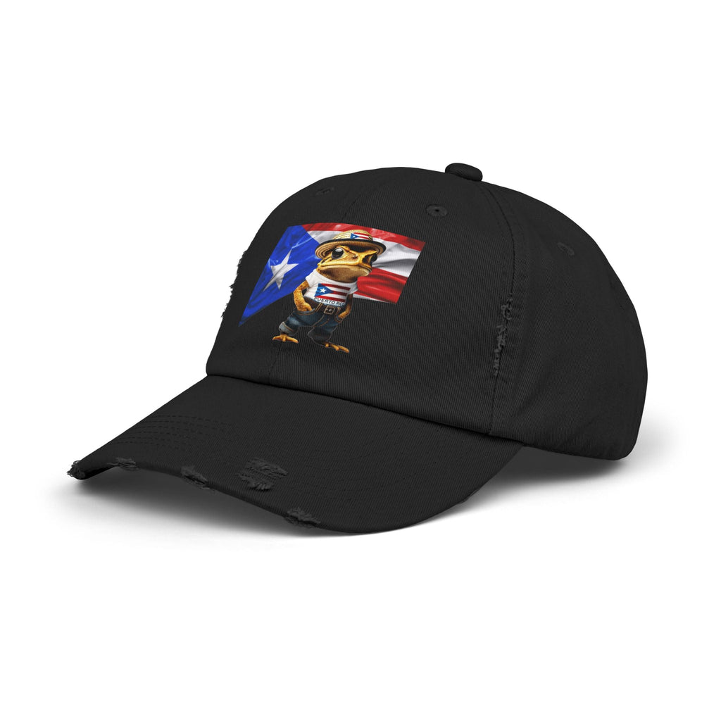 Borinquen Style: Puerto Rican Heritage Hats Unisex Distressed Cap - Metamorphosis Creations