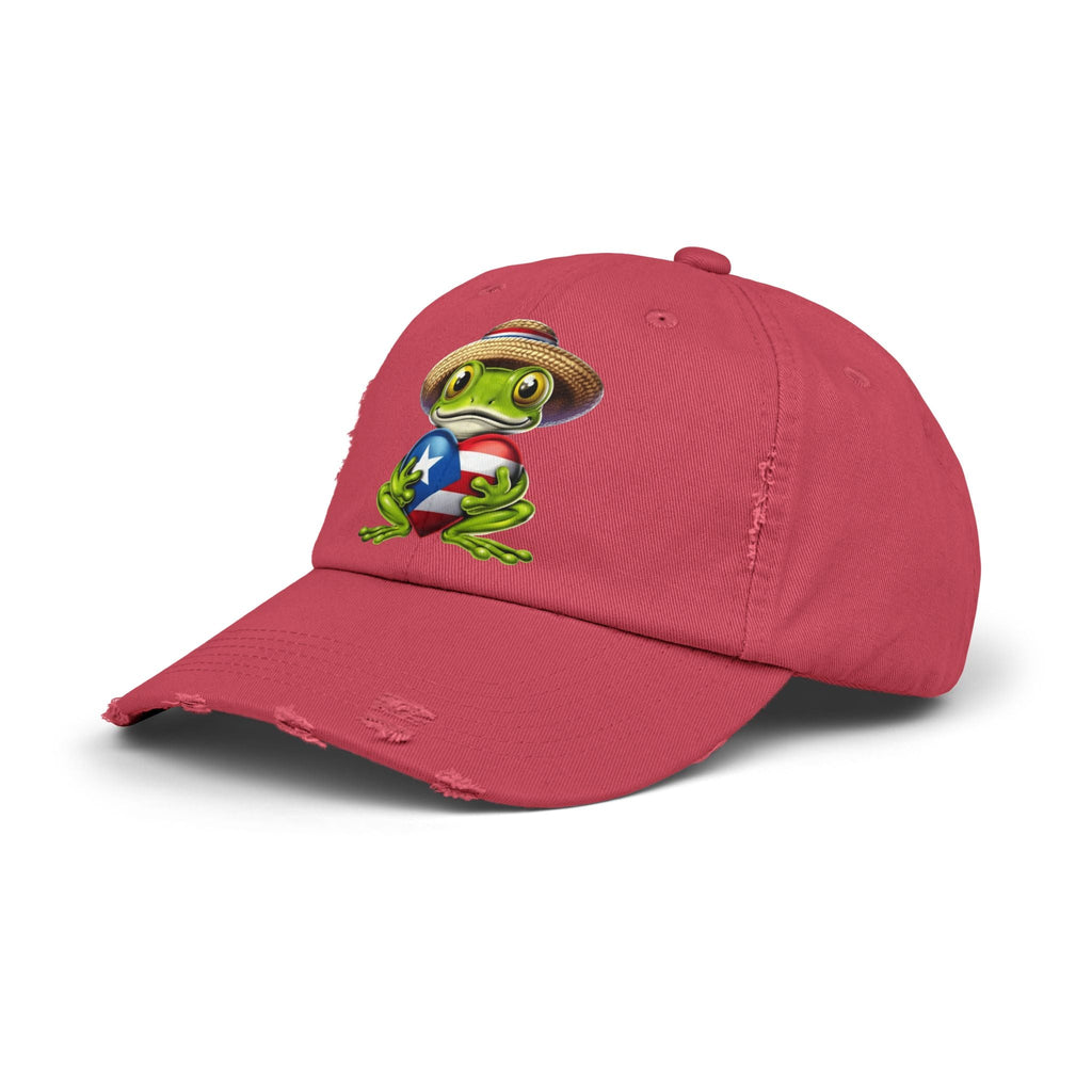 Borinquen Style: Puerto Rican Heritage Hats Unisex Distressed Cap - Metamorphosis Creations
