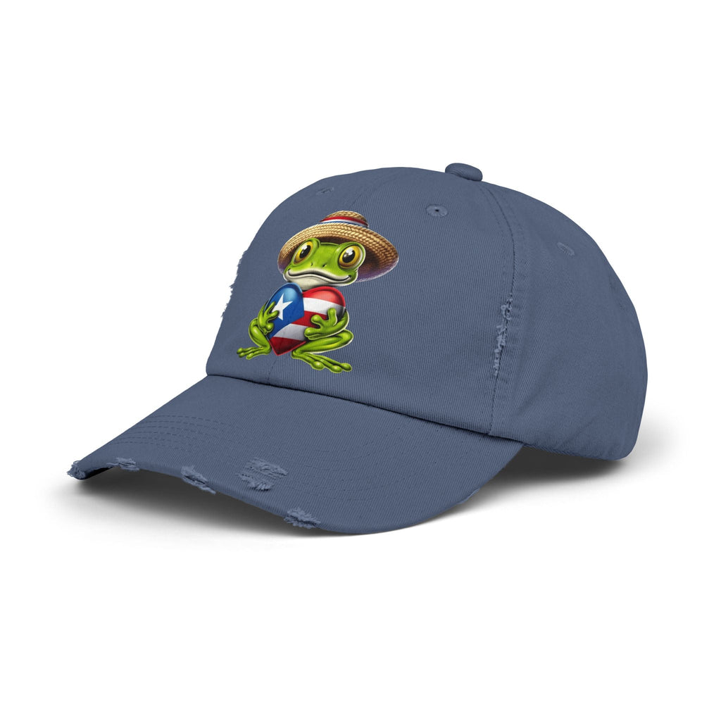 Borinquen Style: Puerto Rican Heritage Hats Unisex Distressed Cap - Metamorphosis Creations
