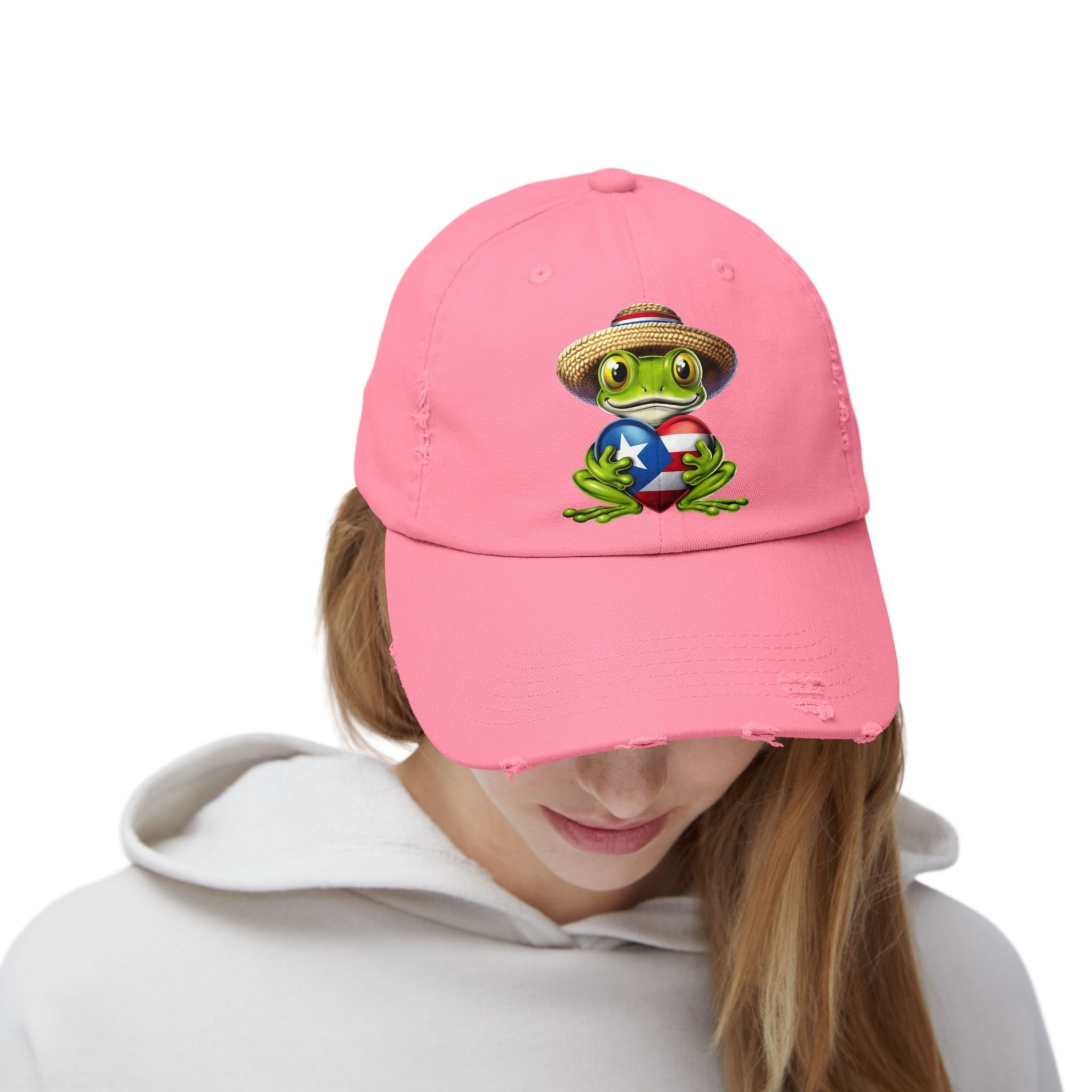 Borinquen Style: Puerto Rican Heritage Hats Unisex Distressed Cap - Metamorphosis Creations