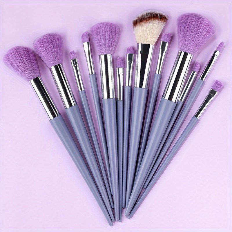 15Pcs Makeup Brush Set Soft Fluffy Professional Cosmetic Foundation Powder Eyeshadow Kabuki Blending Make Up Brush Beauty Tool Ideal For Makeup Beginner And Artist