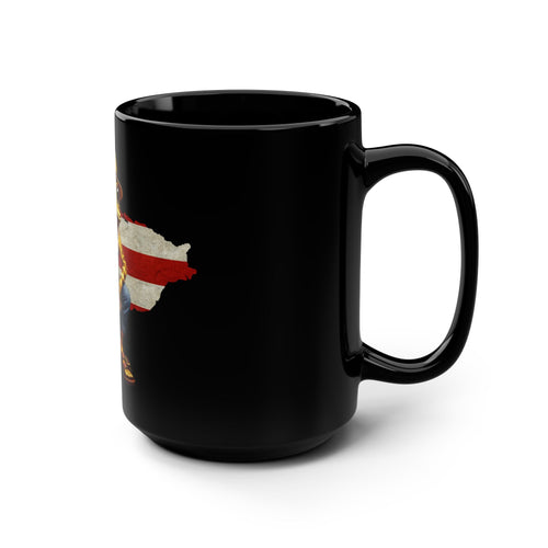 Café con Boricua – 15oz Puerto Rico Coffee Mug with Flag, Coquí, El Morro & Tropical Designs - Metamorphosis Creations