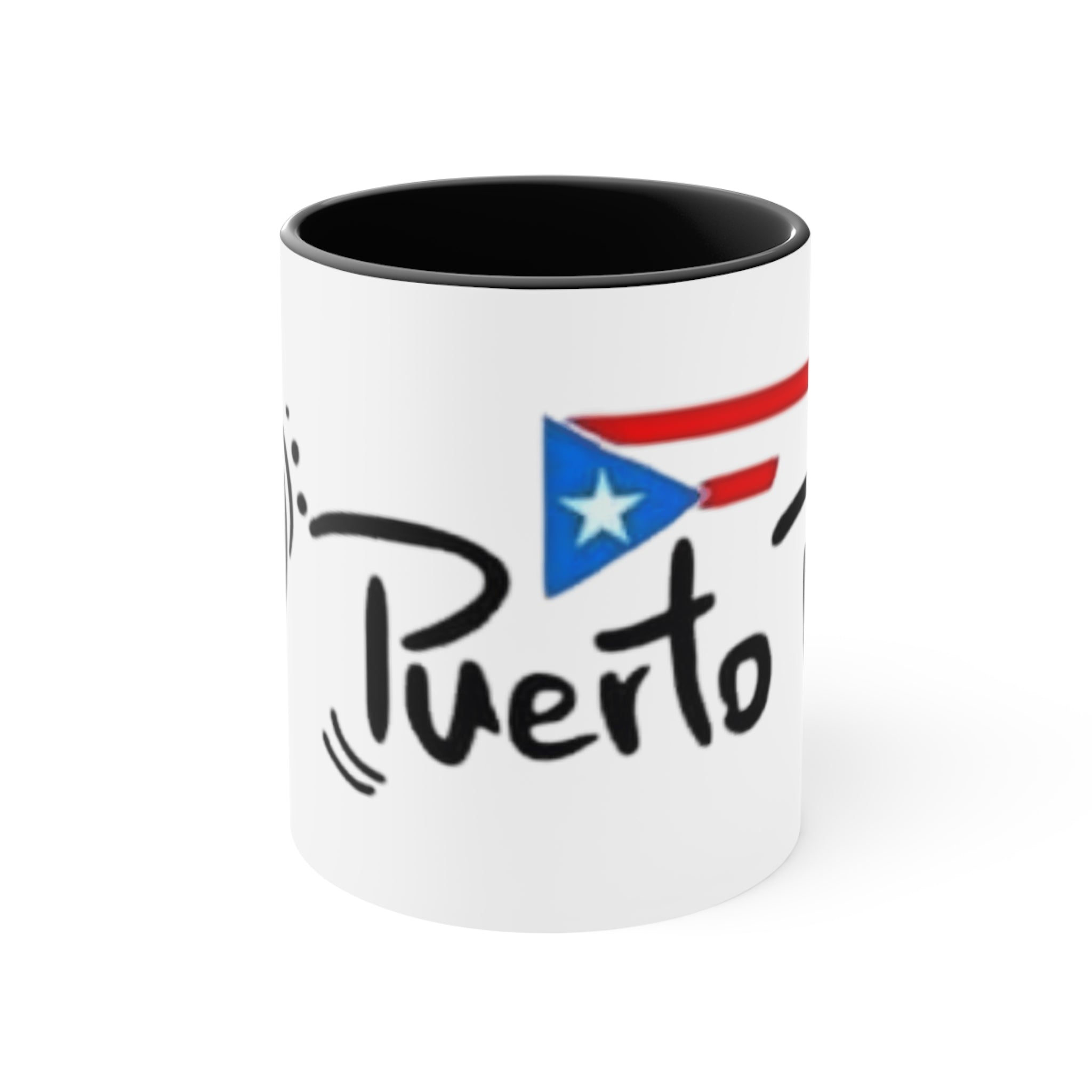 Café con Boricua: Puerto Rico - Themed Mugs & Cups Puerto Rican Flag Mug Accent Mugs - Metamorphosis Creations
