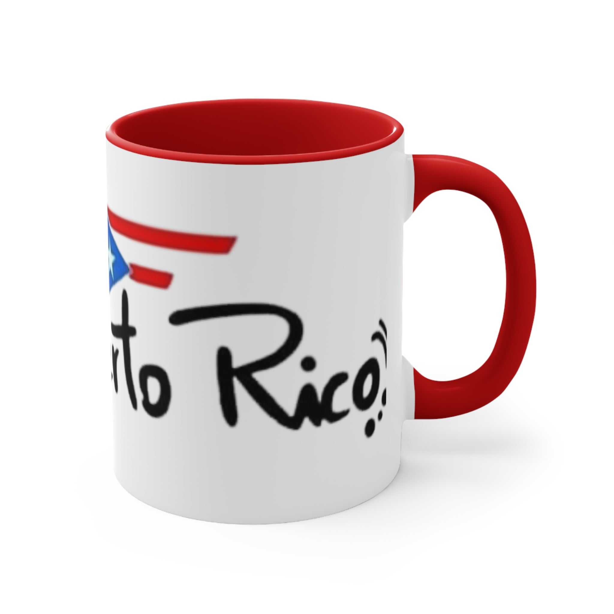 Café con Boricua: Puerto Rico - Themed Mugs & Cups Puerto Rican Flag Mug Accent Mugs - Metamorphosis Creations