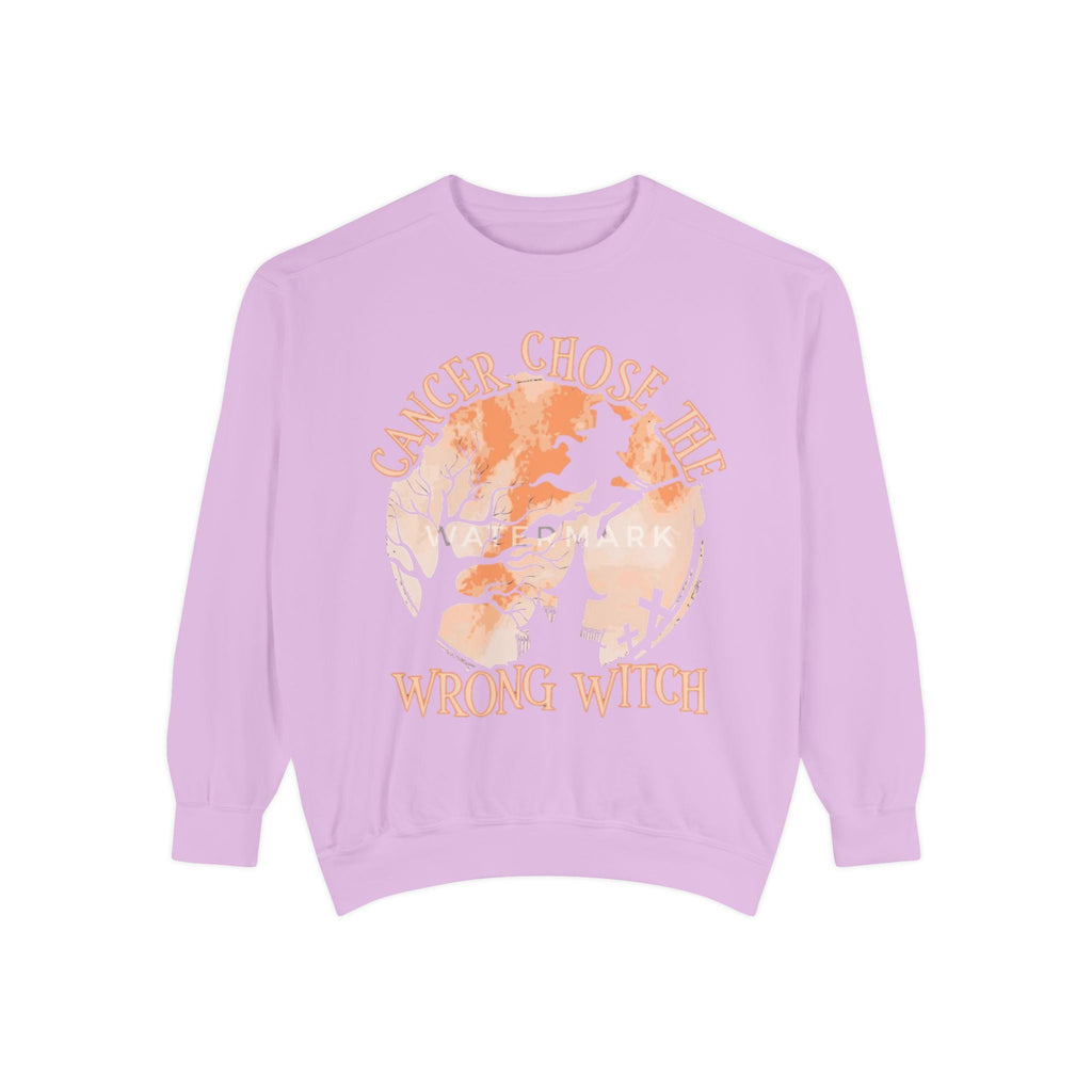 Cancer Chose the Wrong Witch Sweatshirt, Unisex Cozy Crewneck, Gift for Astrology Lovers, Witchy Style Apparel, Spiritual Gift - Metamorphosis Creations