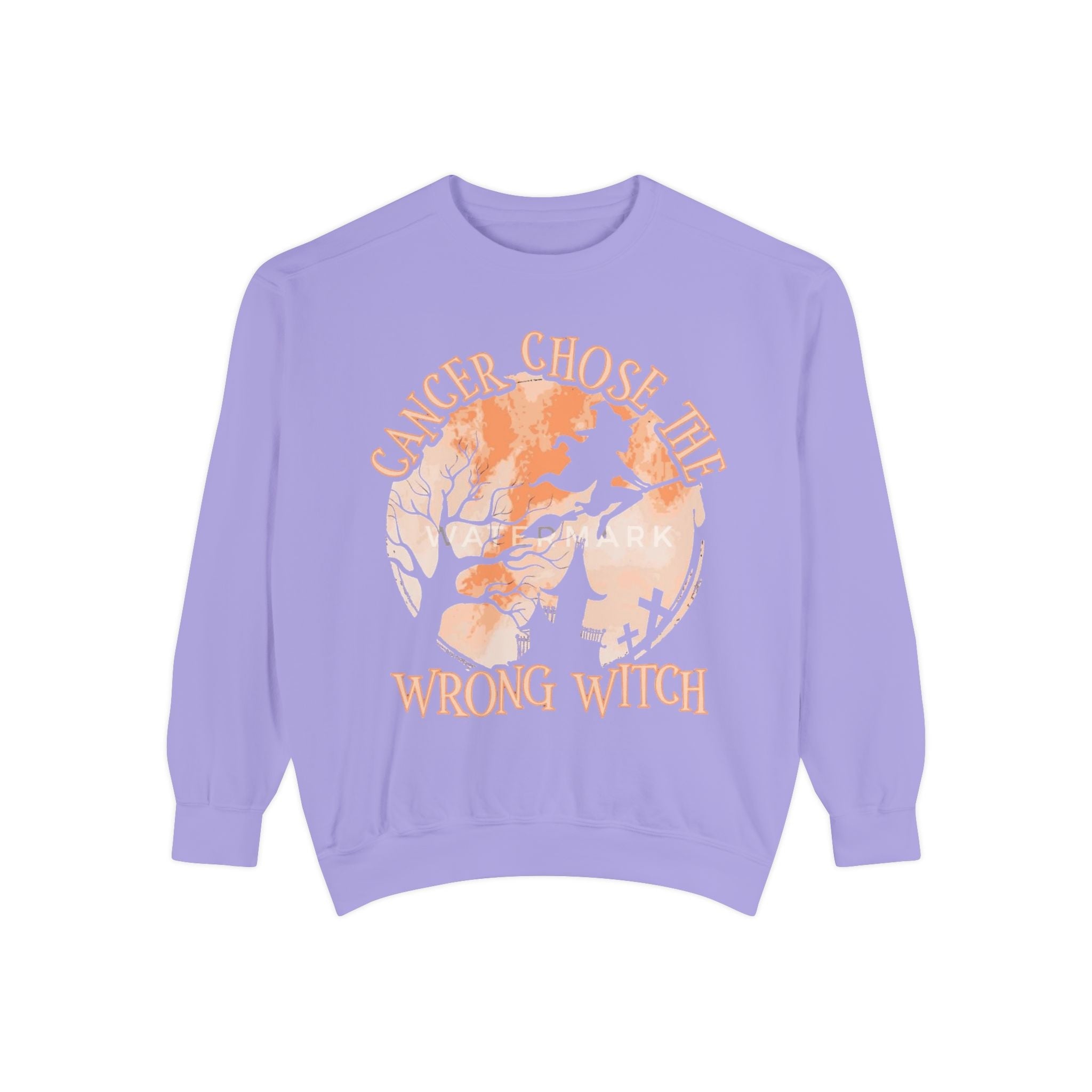 Cancer Chose the Wrong Witch Sweatshirt, Unisex Cozy Crewneck, Gift for Astrology Lovers, Witchy Style Apparel, Spiritual Gift - Metamorphosis Creations