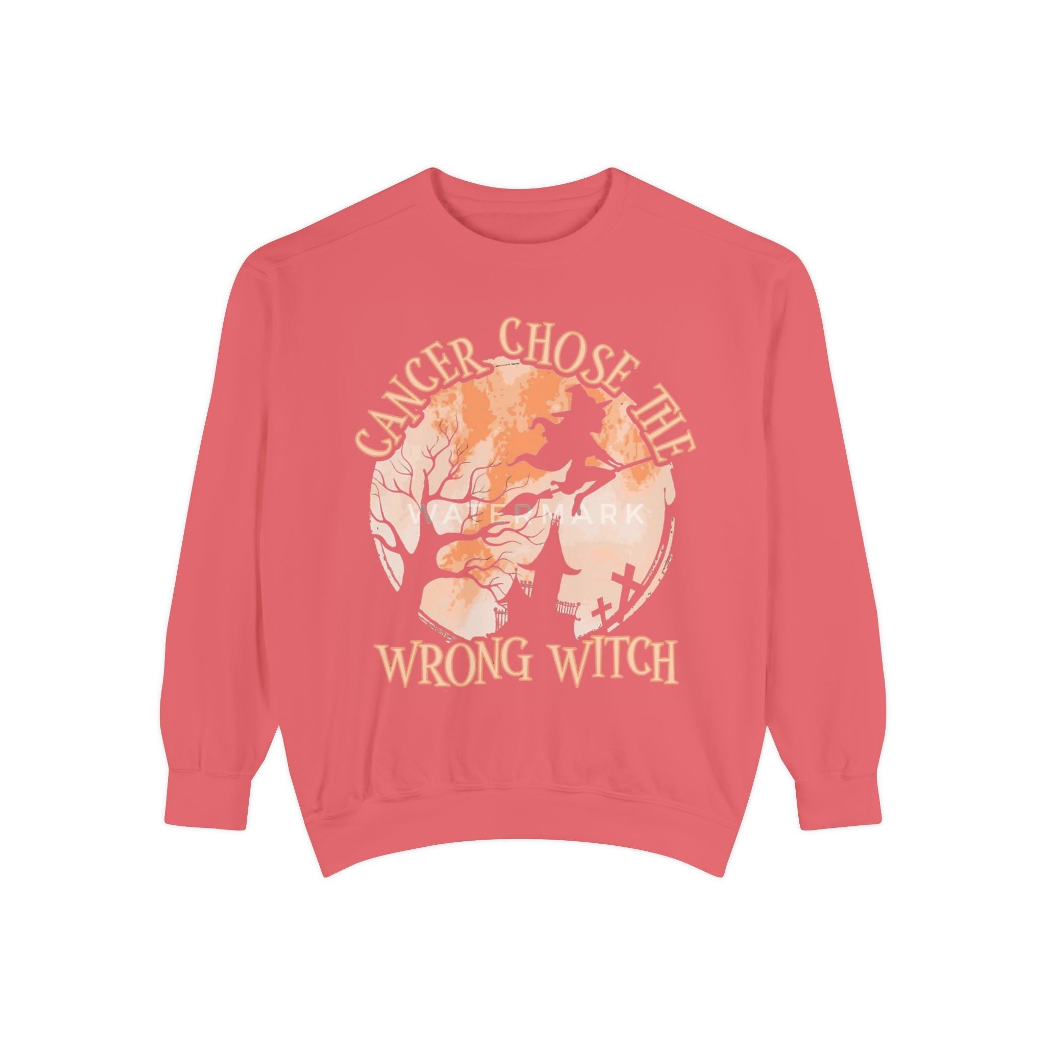 Cancer Chose the Wrong Witch Sweatshirt, Unisex Cozy Crewneck, Gift for Astrology Lovers, Witchy Style Apparel, Spiritual Gift - Metamorphosis Creations