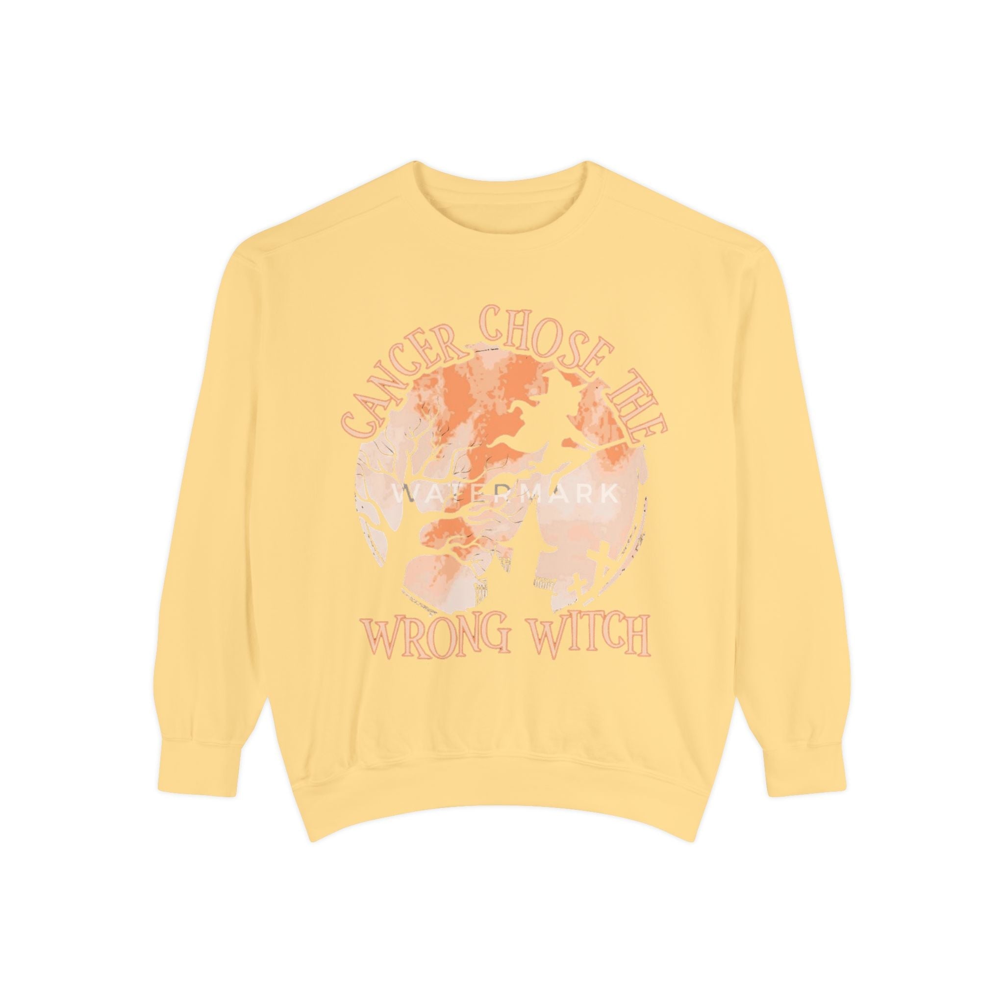 Cancer Chose the Wrong Witch Sweatshirt, Unisex Cozy Crewneck, Gift for Astrology Lovers, Witchy Style Apparel, Spiritual Gift - Metamorphosis Creations