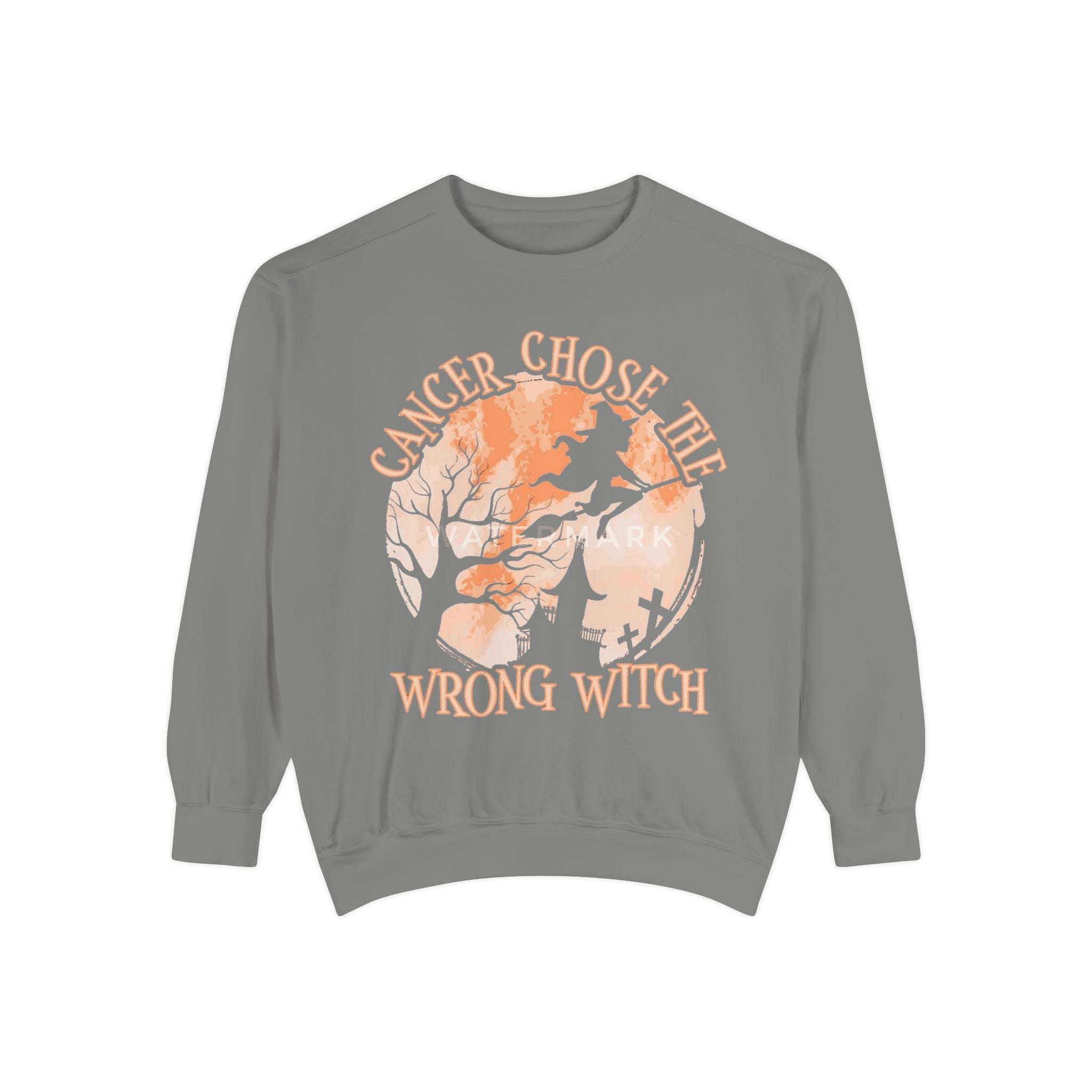 Cancer Chose the Wrong Witch Sweatshirt, Unisex Cozy Crewneck, Gift for Astrology Lovers, Witchy Style Apparel, Spiritual Gift - Metamorphosis Creations