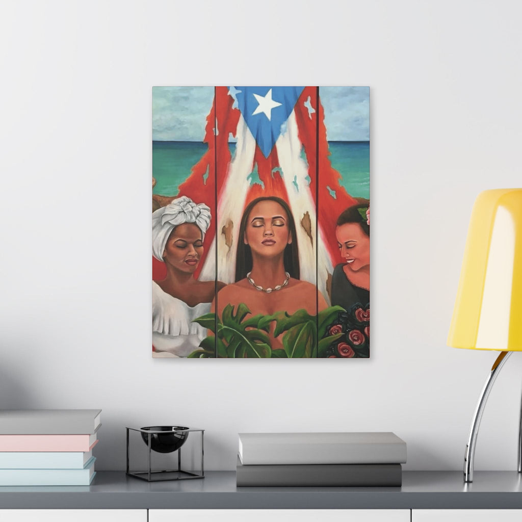 Capturing the Heart and Soul of Puerto Rican Art, Ethnic Canvas Print, Gift for Art Lovers, Beach - Themed Artwork - Metamorphosis Creations
