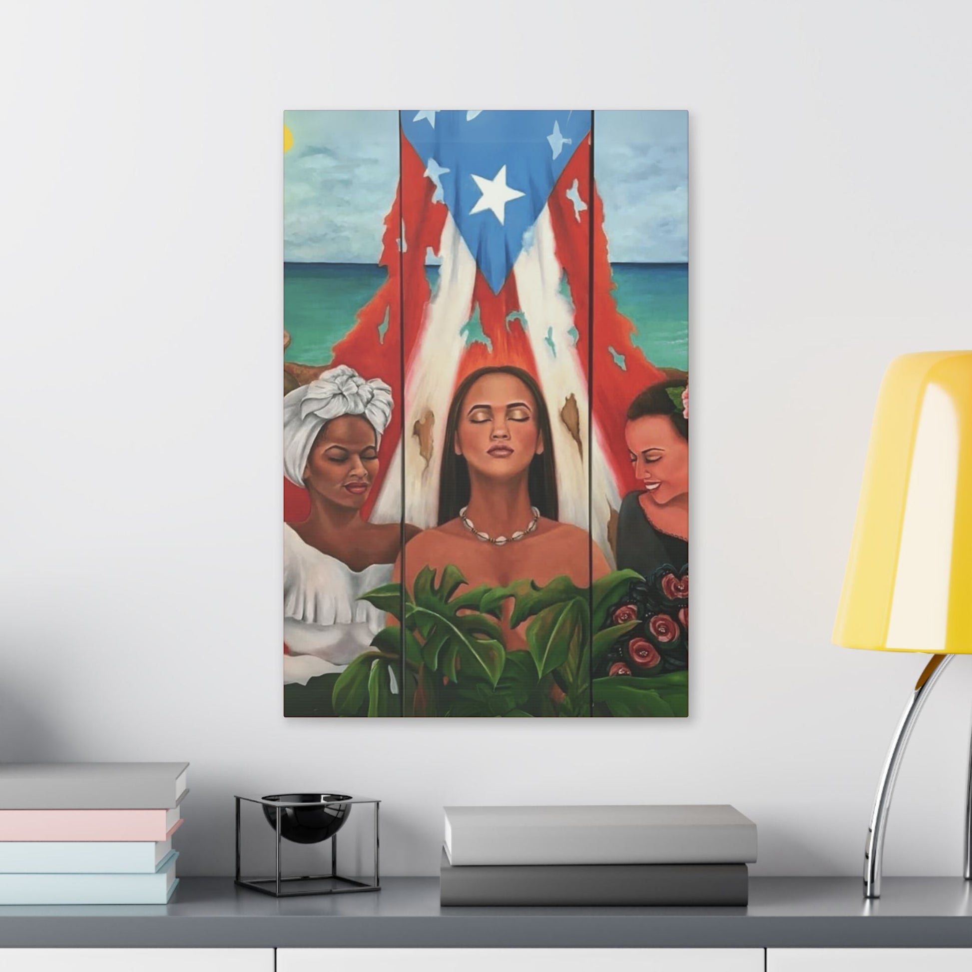Capturing the Heart and Soul of Puerto Rican Art, Ethnic Canvas Print, Gift for Art Lovers, Beach - Themed Artwork - Metamorphosis Creations