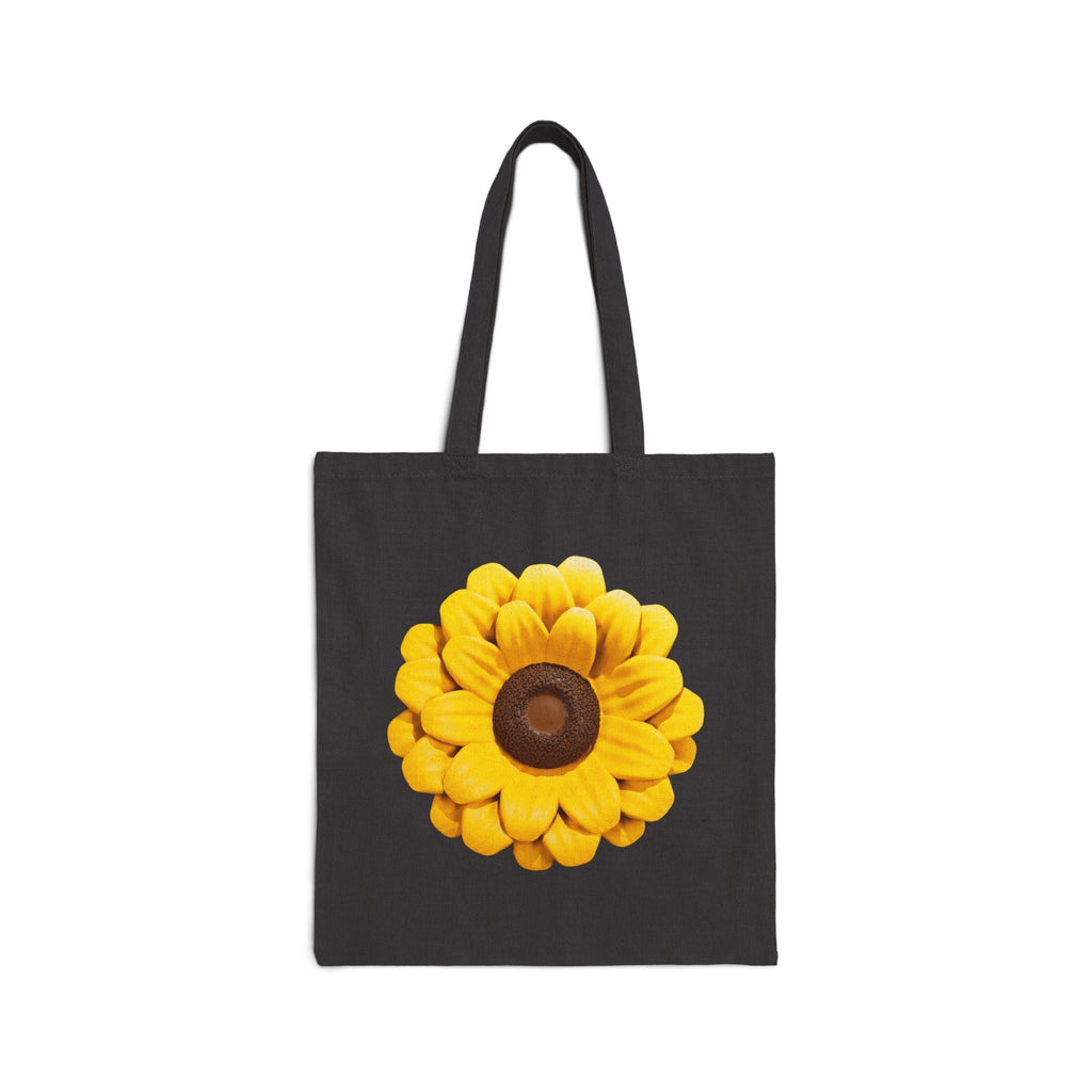 Carry Positivity Everywhere You Go Sunflower Cotton Canvas Tote Bag, Eco - Friendly Shopping Bag, Floral Grocery Tote, Gift for Her, Beach Bag, Reusable Tote - Metamorphosis Creations