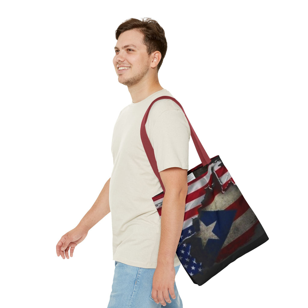 Carry Your Culture Puerto Rico Tote Bags with Island Pride 🇵🇷 Durable and Stylish Puerto Rico Tote Tote Bag (AOP) - Metamorphosis Creations